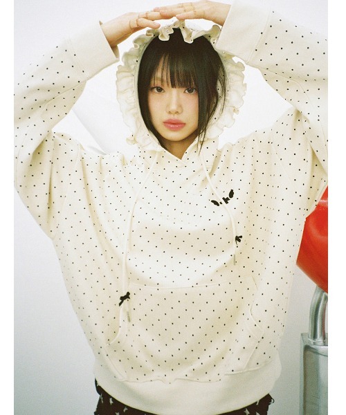 【ICECREAM】アート パーカー ※送関込 OY/オーワイ』 EMBROIDERED SKETCH DOLLY HOODIE ZIP UP/ エンブ