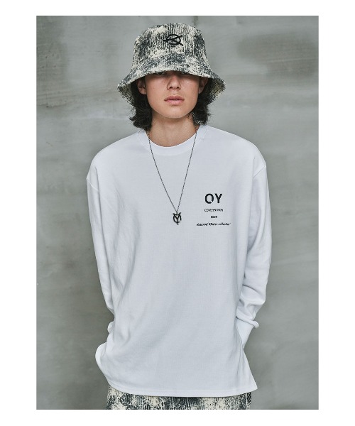 OY/オーワイ』METAL SIDE ZIPPER SLEEVE T/メタル サイド