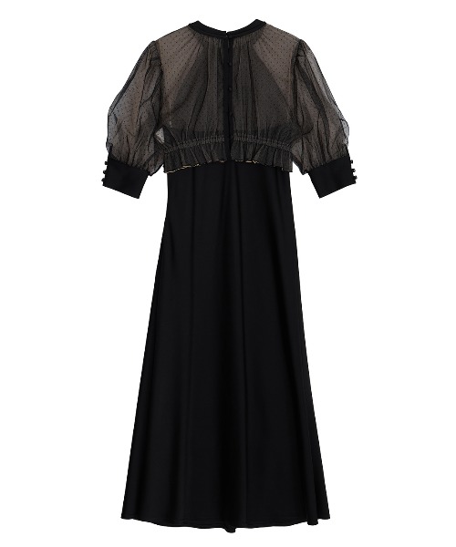 DOT TULLE SET FLARE DRESS　Мサイズ新品 DOT TULLE SET FLARE DRESS 【公式通販】