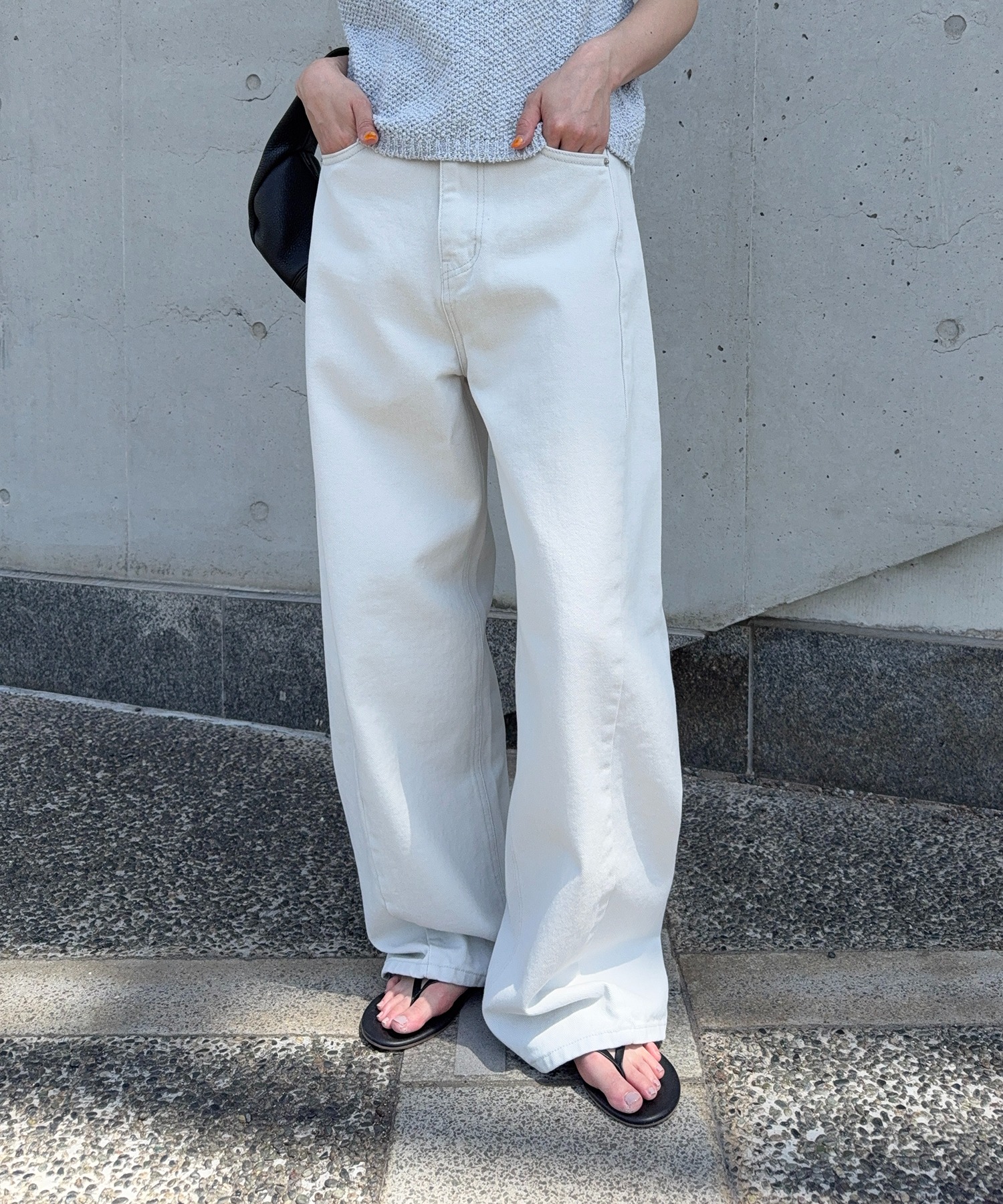 model：H166　着用サイズ：M