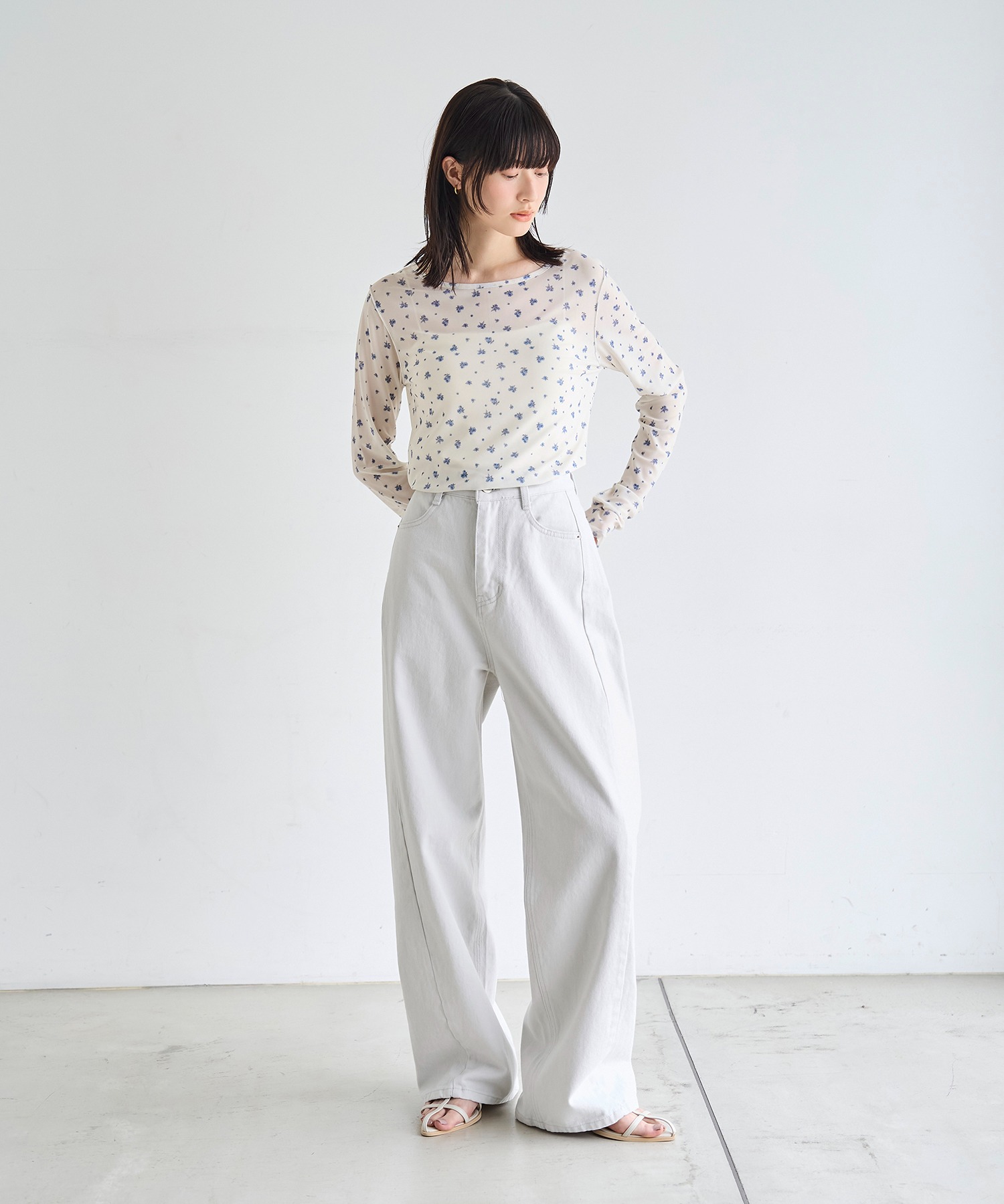 model：H166　着用サイズ：M