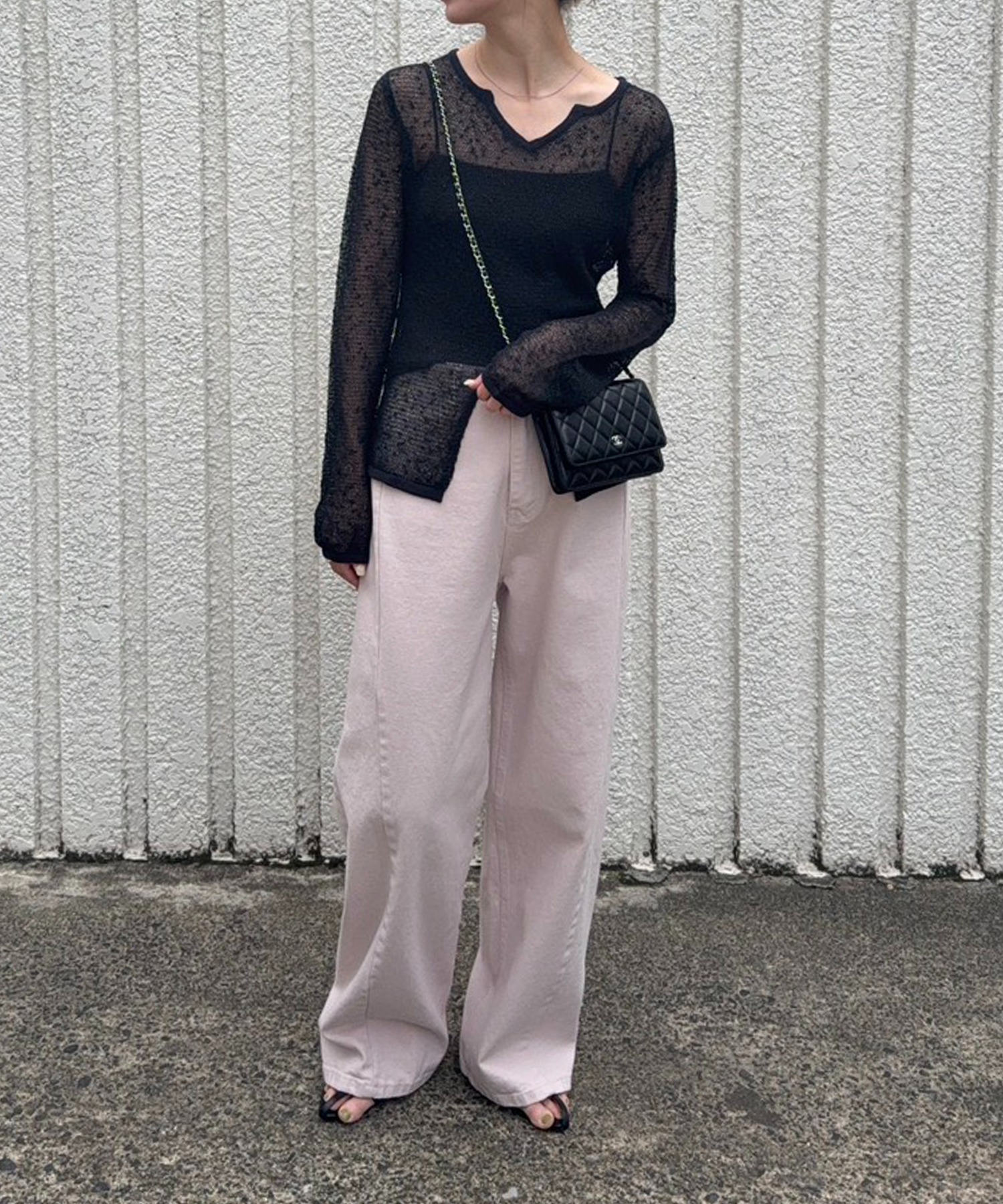 model：H166　着用サイズ：M