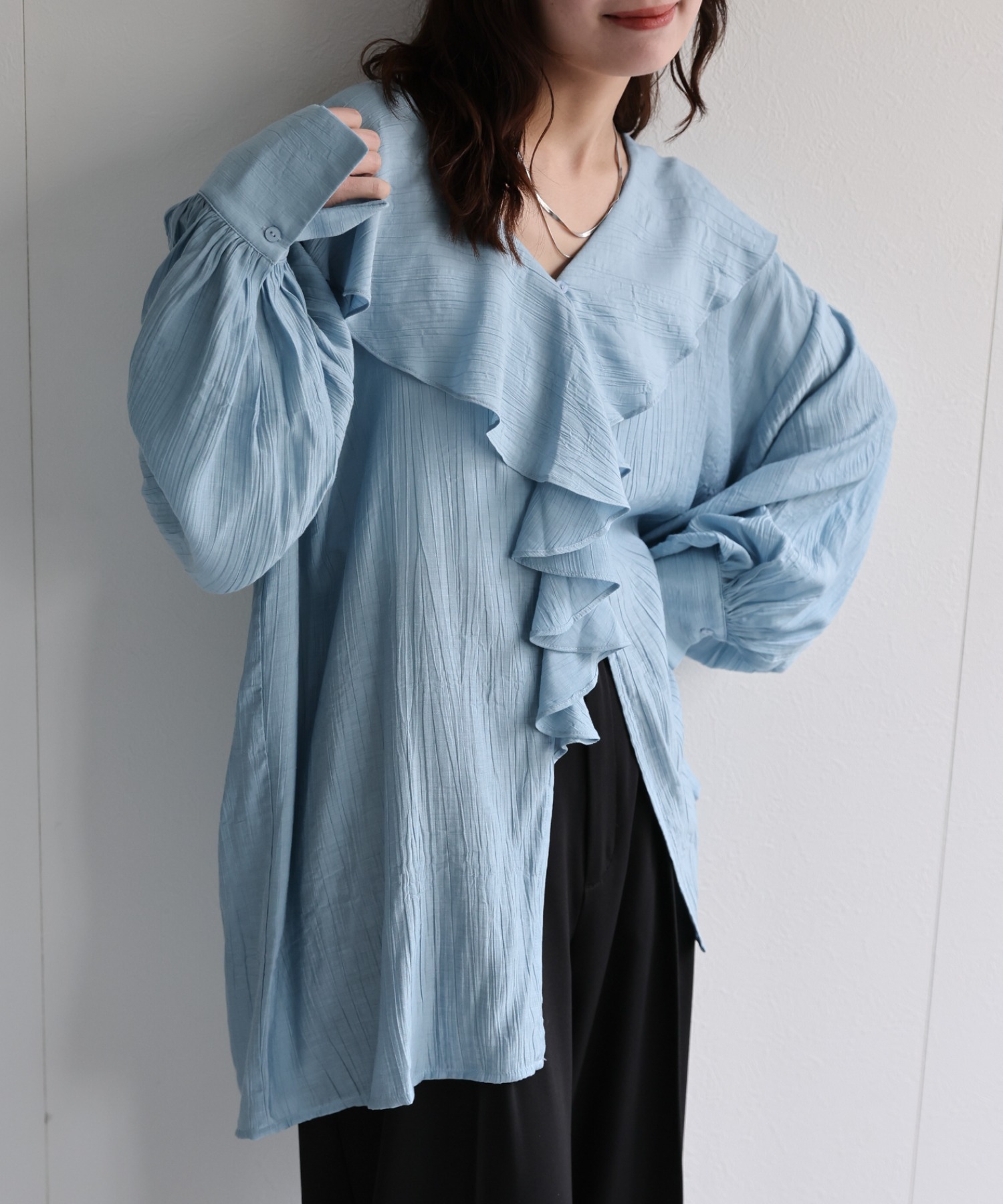 model：156cm 着用サイズ：FREE