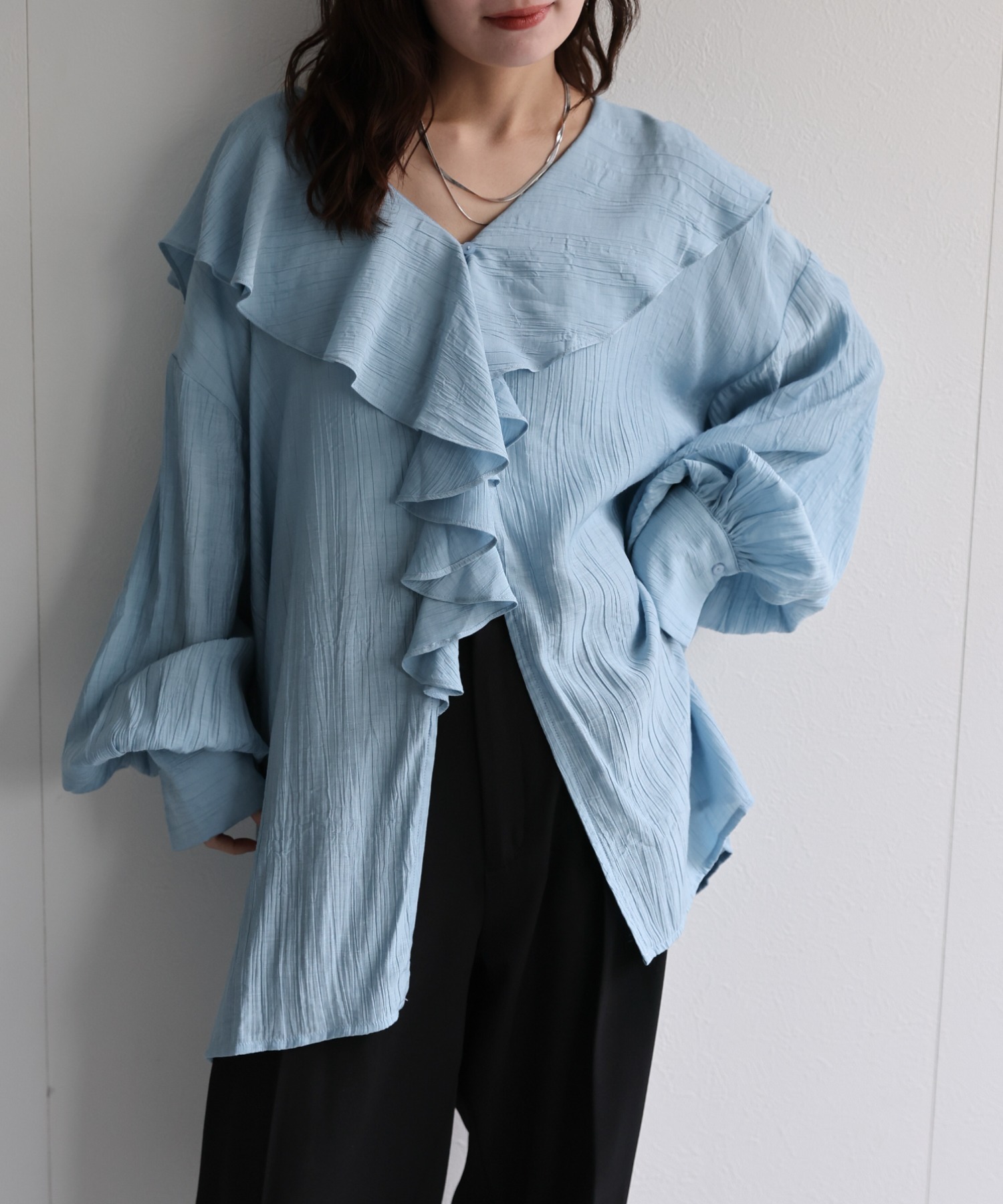 model：156cm 着用サイズ：FREE