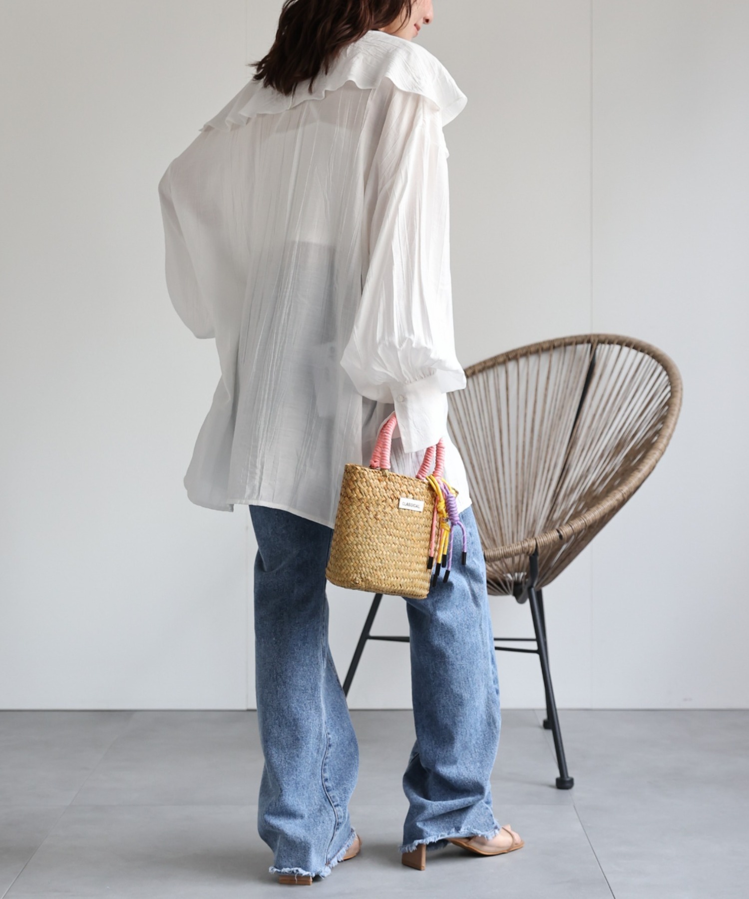 model：156cm 着用サイズ：FREE