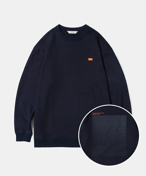 Diamond Layla Blind For Love Optical Illusion Heavy Cotton Sweatshirt T42 錯覚 ヘビーコットンスウェットシャツ