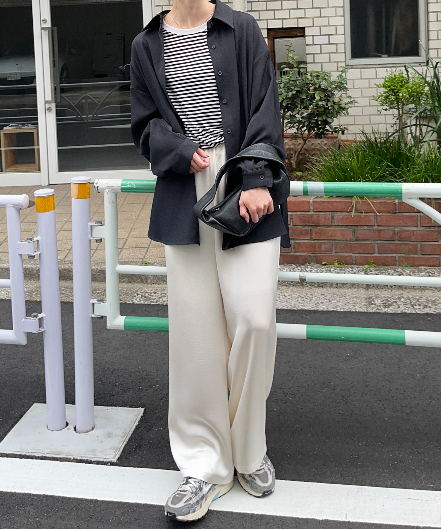 model：H166　着用サイズ：M