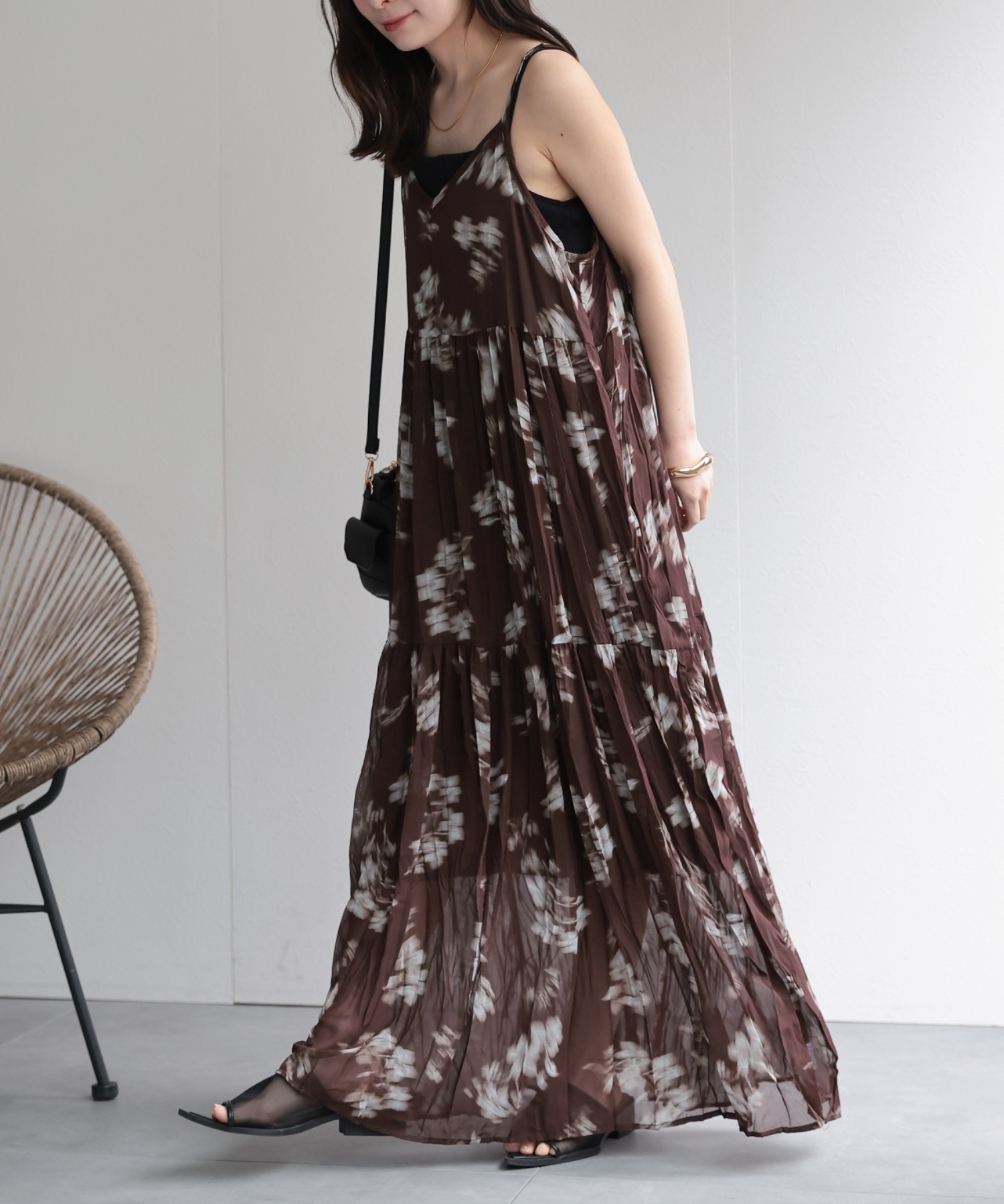 model：156cm 着用サイズ：FREE