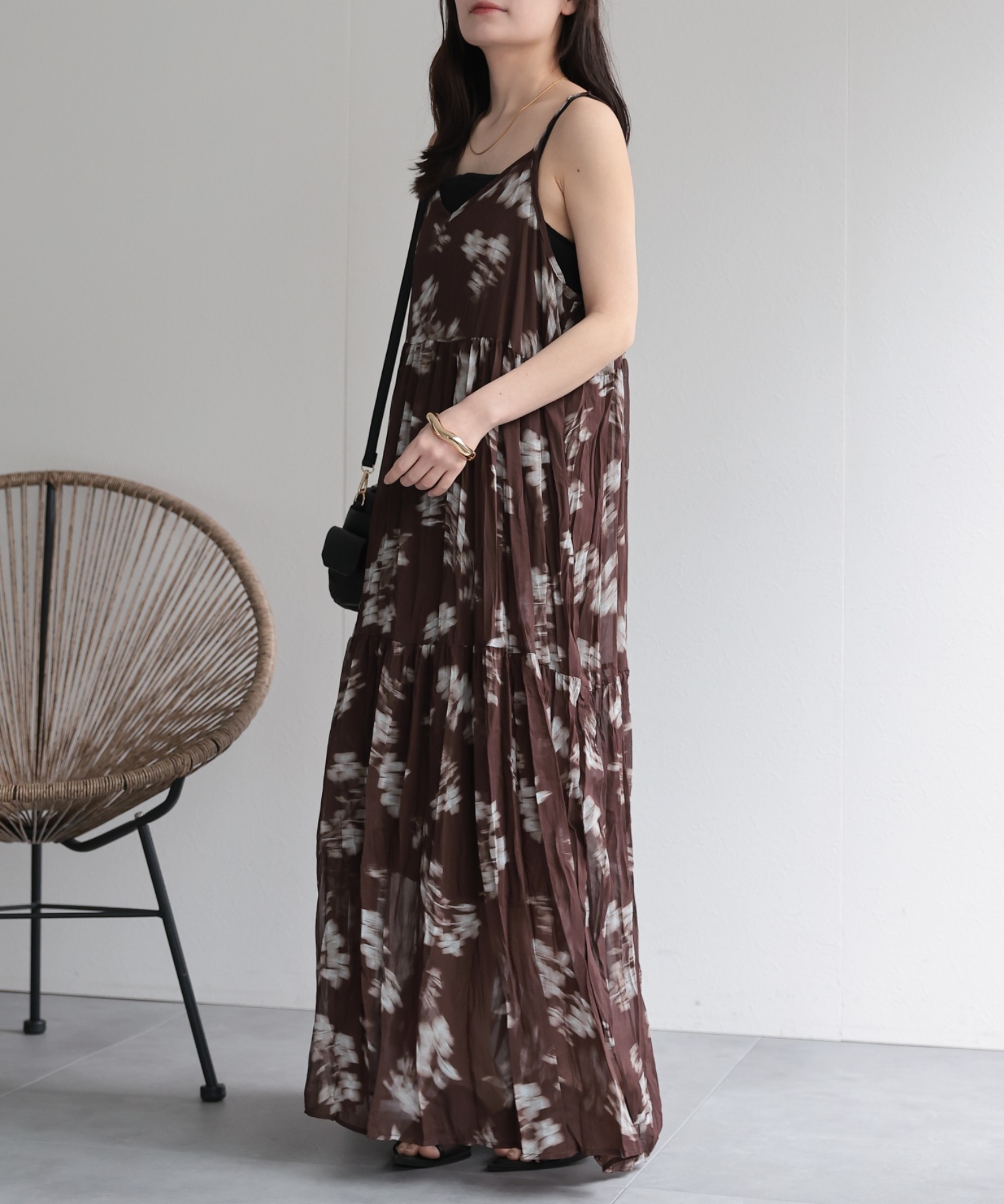 model：156cm 着用サイズ：FREE