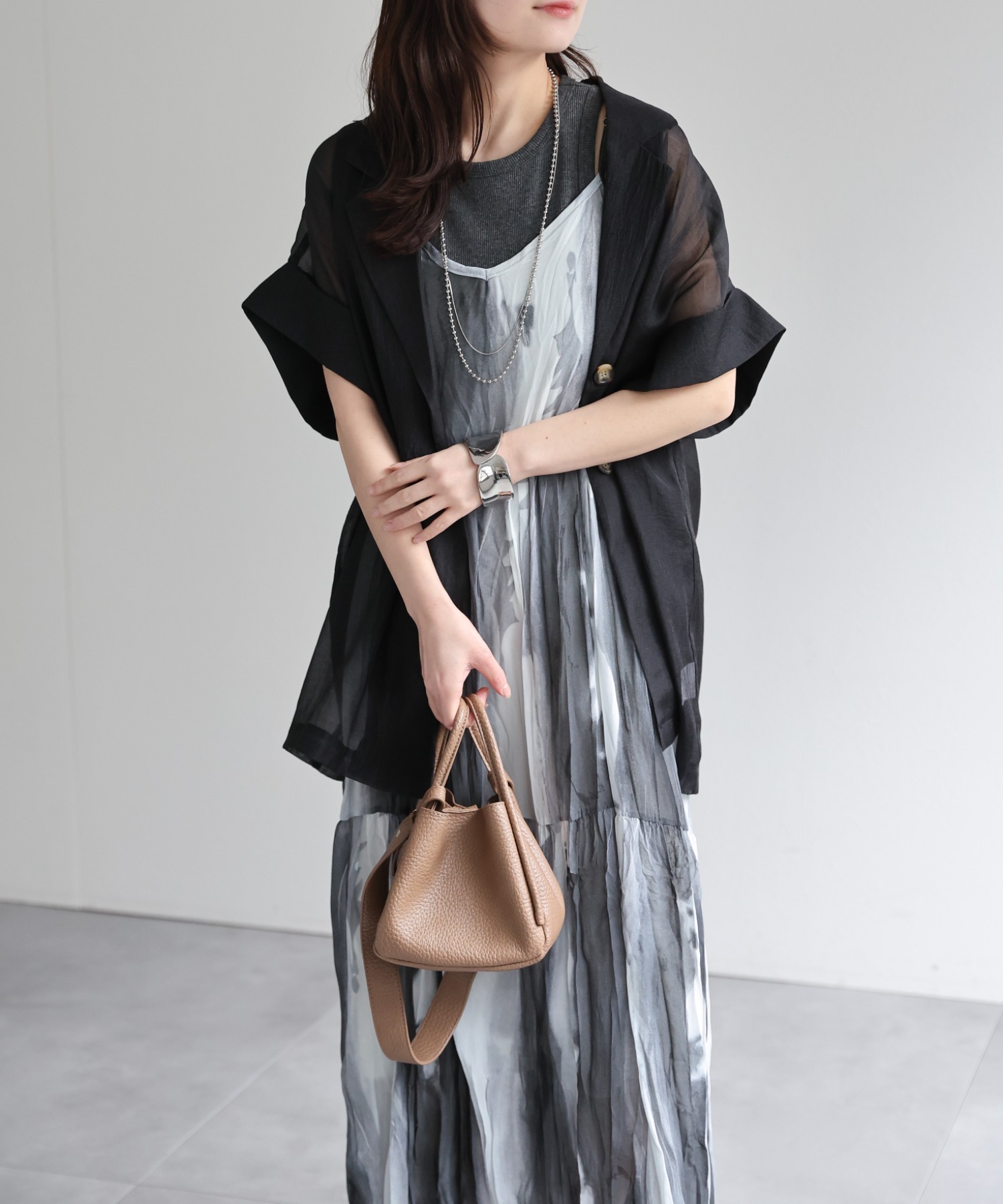 model：156cm 着用サイズ：FREE