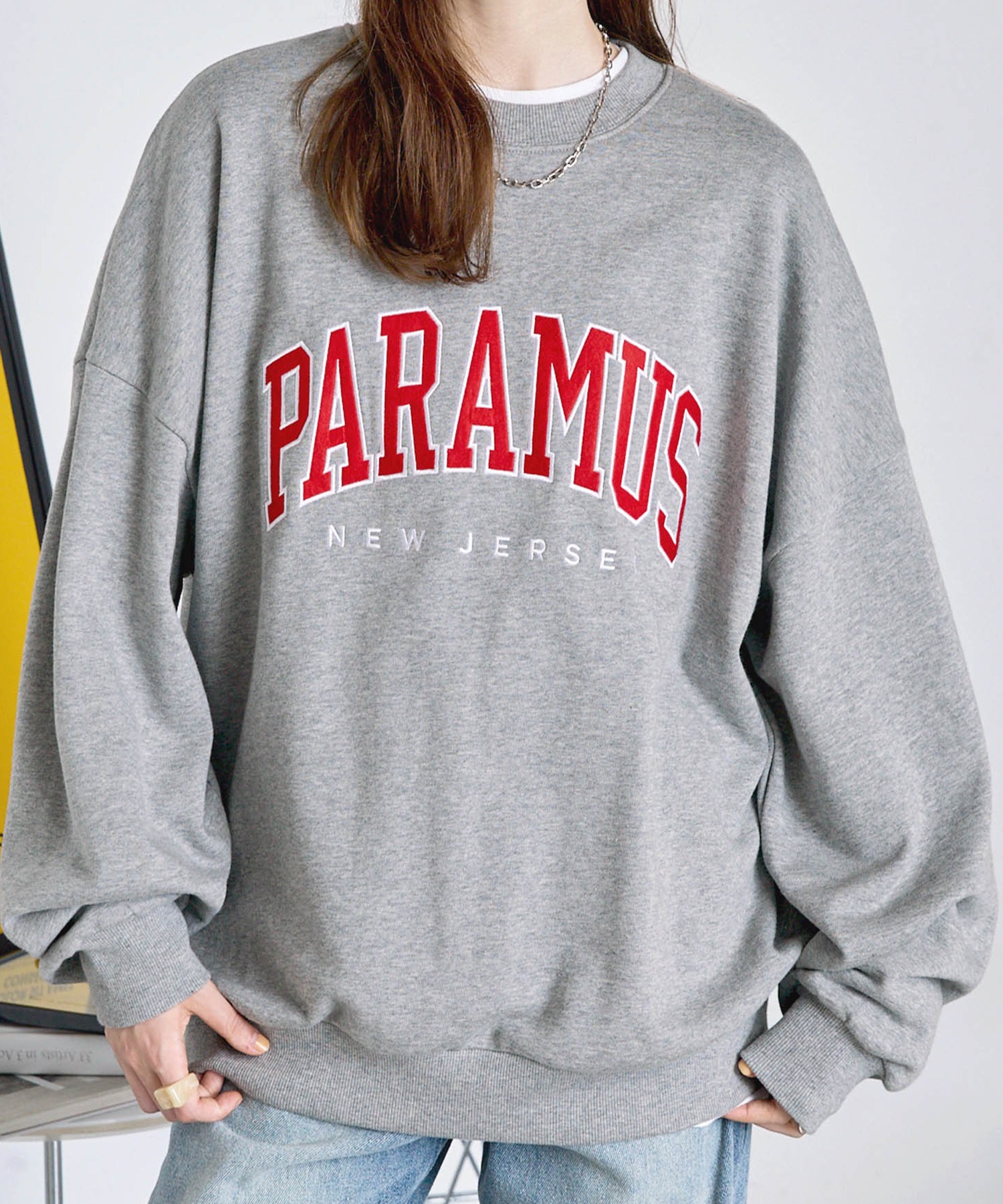 PARAMUS MINNESOTA LOGO CREW NECK SWEAT SHIRTS / パラマス ミネソタ アーチロゴ 配色刺繍 クルーネック  スウェットシャツ MONO-MART│MONO-MART [モノマート] 公式オンラインストア