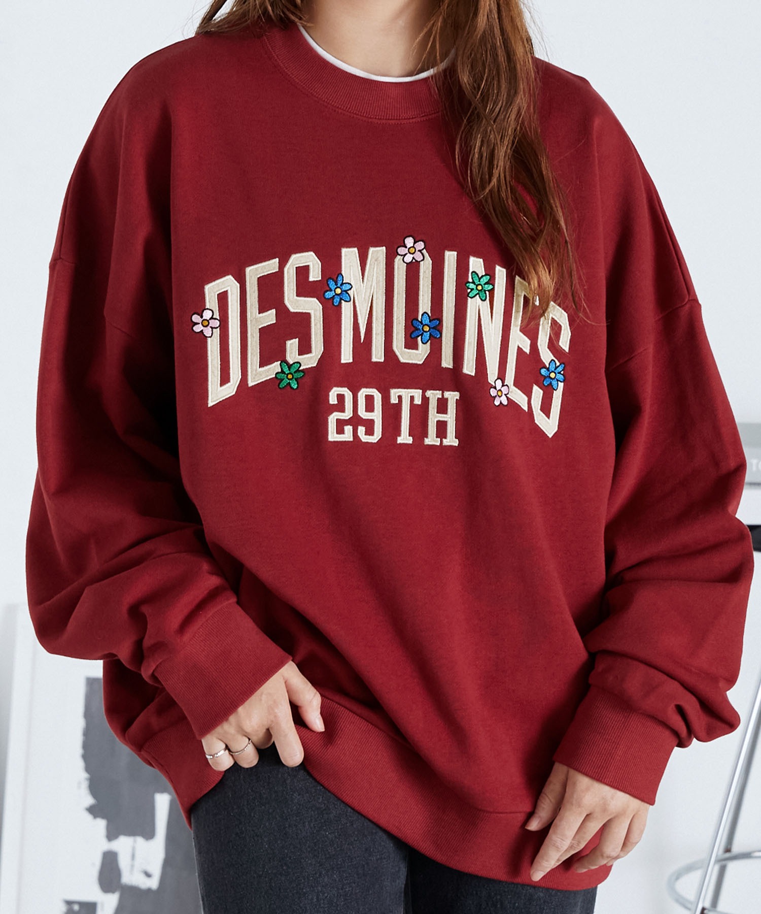 PARAMUS MINNESOTA LOGO CREW NECK SWEAT SHIRTS / パラマス ミネソタ