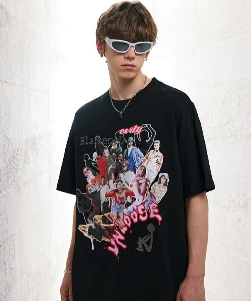 A'GEM/9 × .kom『OVDY/オブディワイ』 デザインプリントTEE 半袖