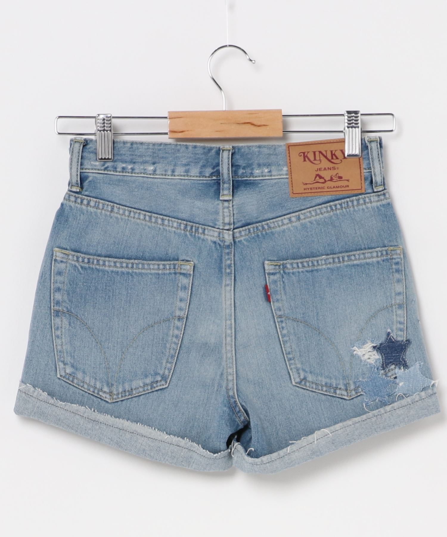 スターパッチリメイクデニムショートパンツ Hysteric Glamour Women Hysteric Glamour Online Store ヒステリックグラマーオンラインストア