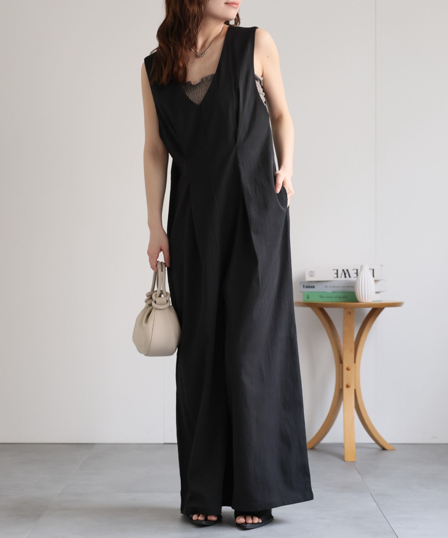 model：156cm 着用サイズ：FREE