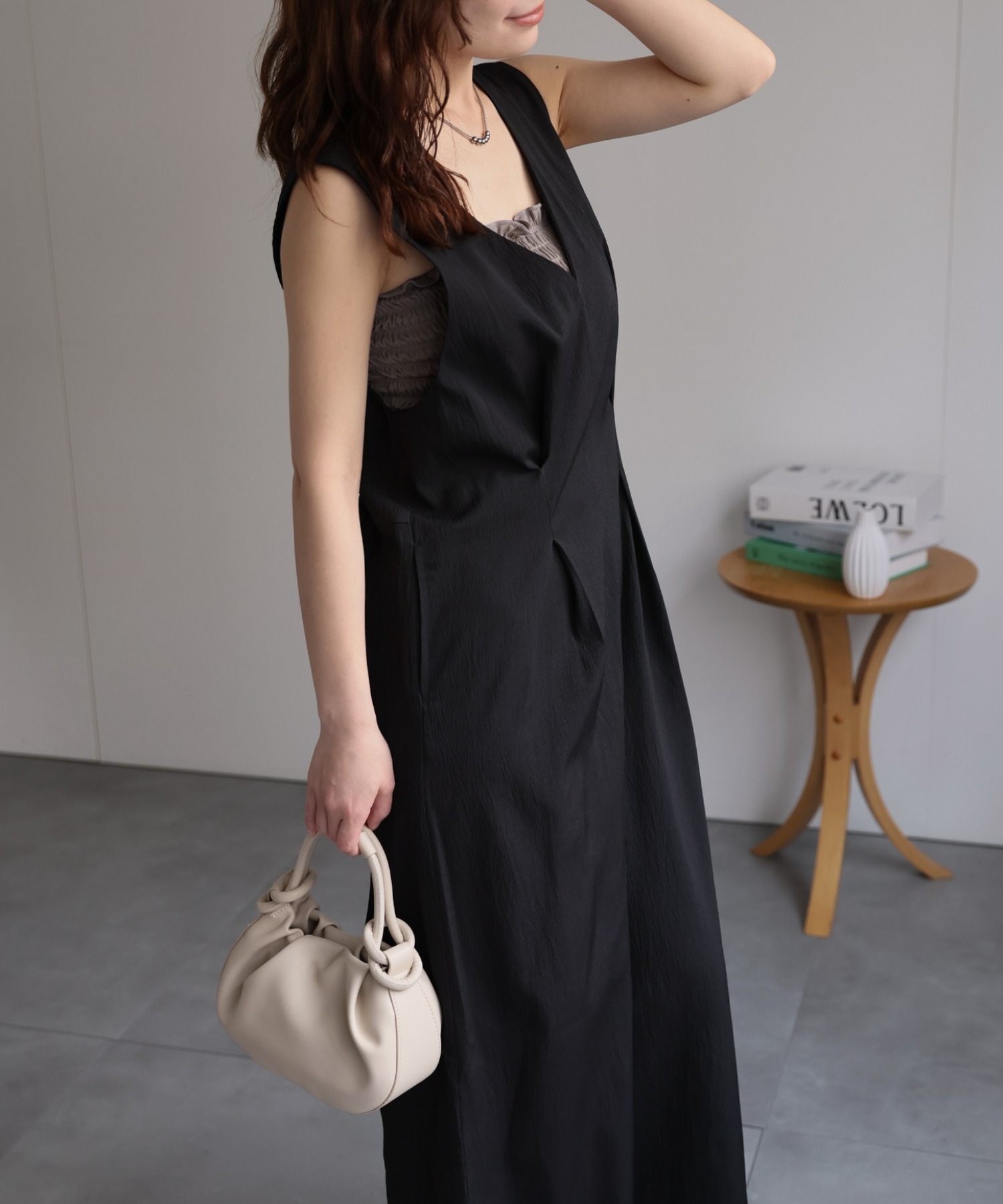 model：156cm 着用サイズ：FREE