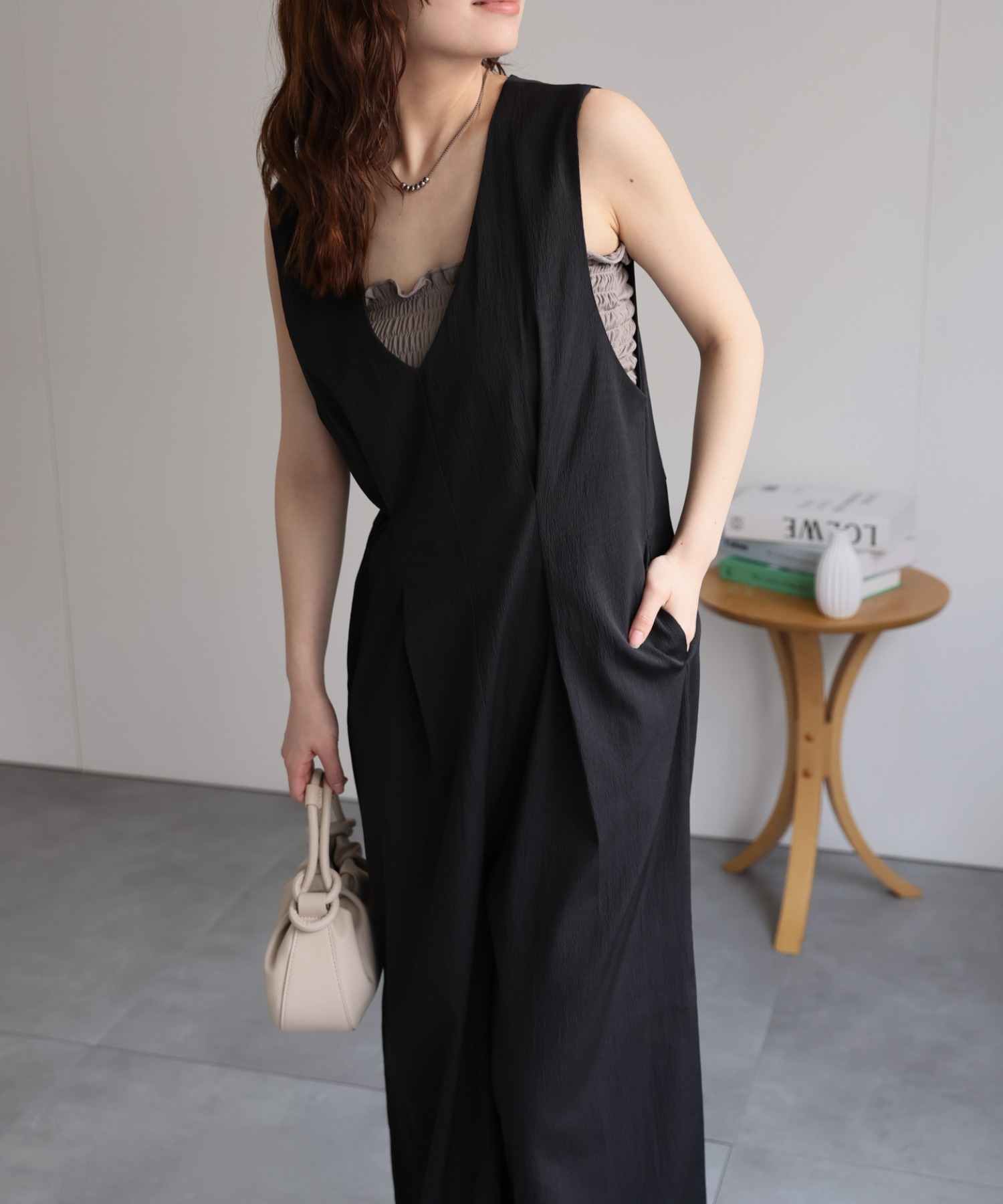 model：156cm 着用サイズ：FREE