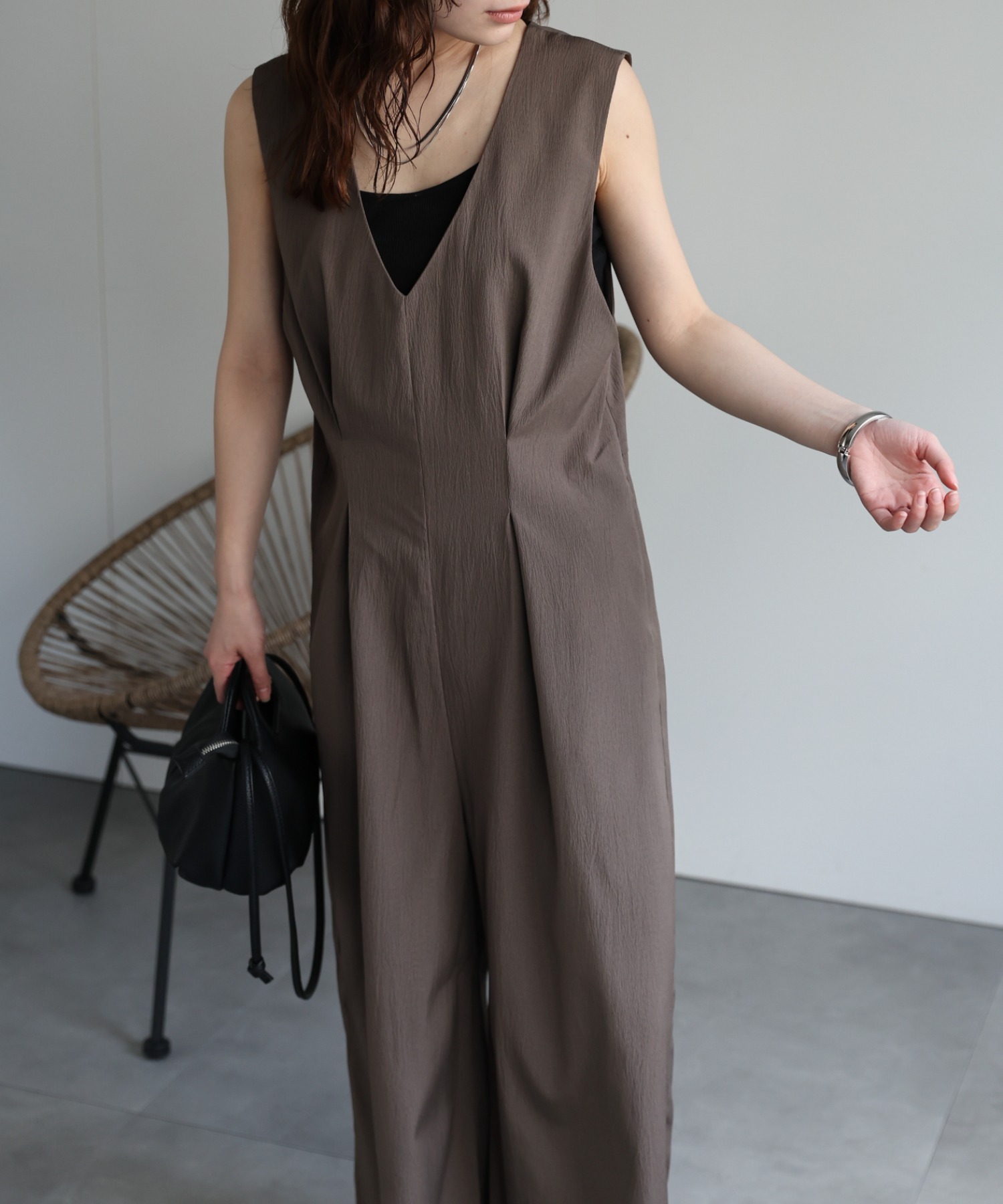 model：156cm 着用サイズ：FREE
