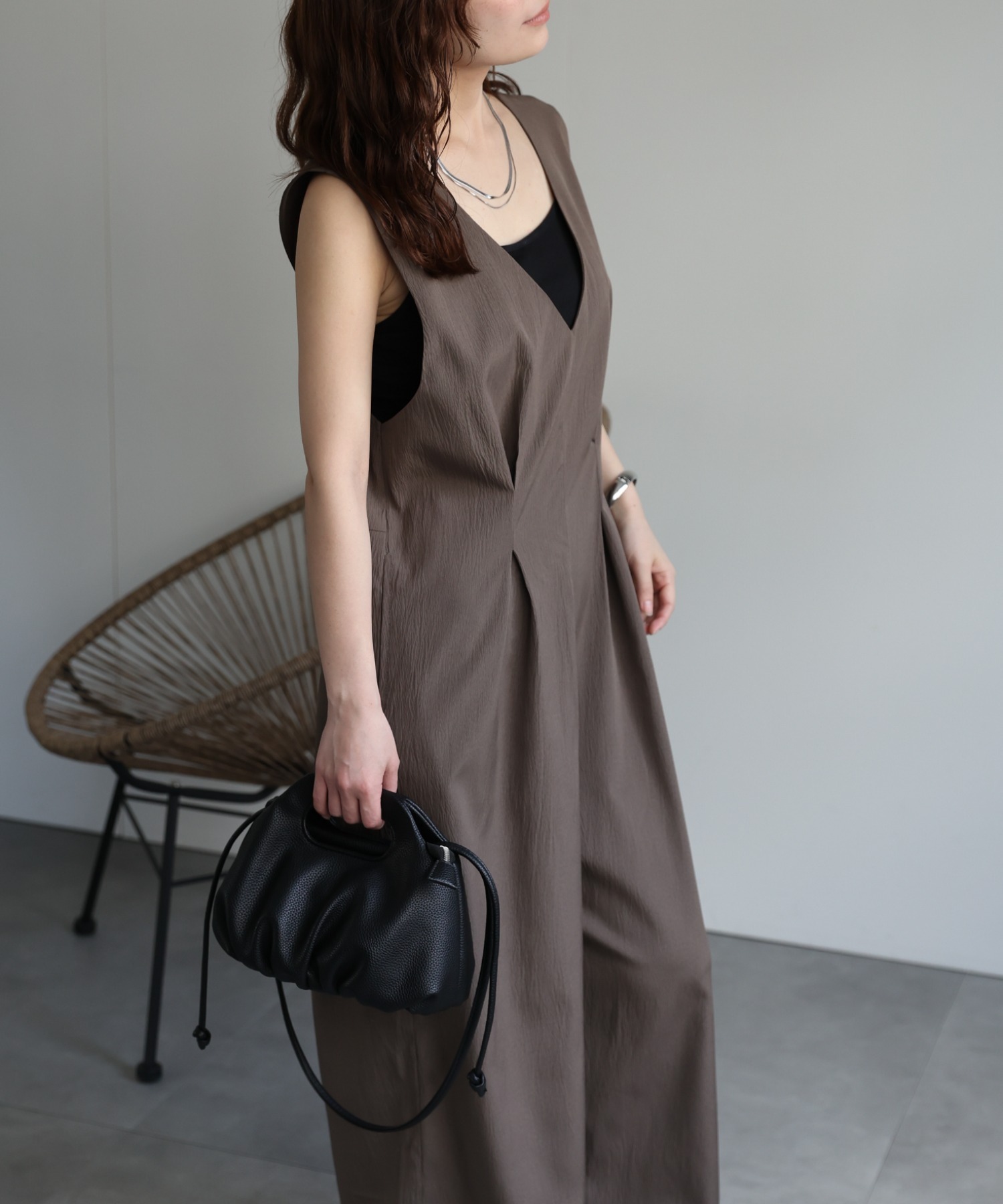 model：156cm 着用サイズ：FREE