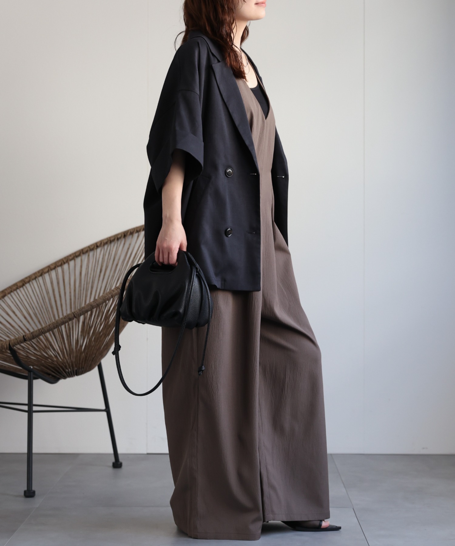 model：156cm 着用サイズ：FREE
