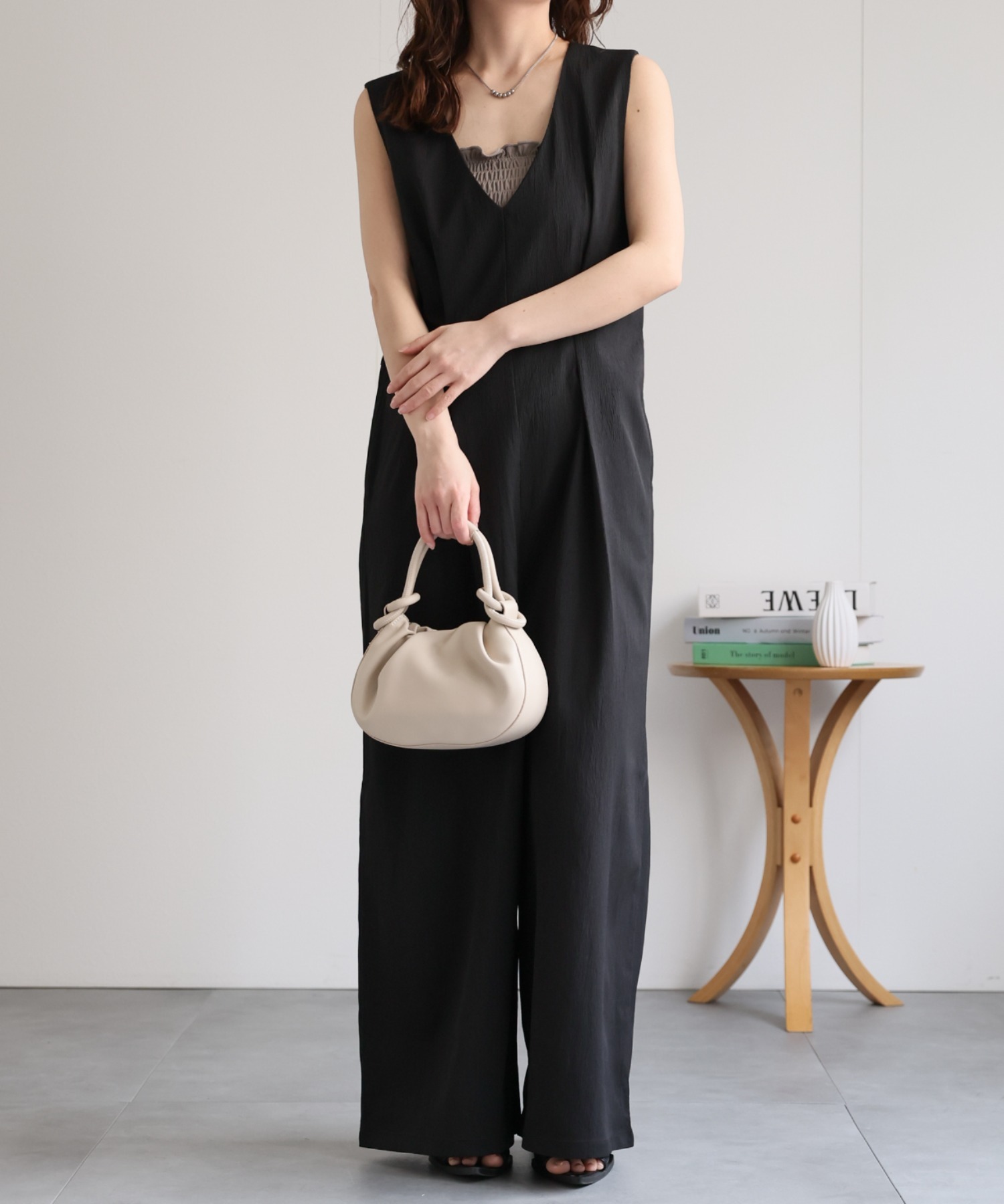 model：156cm 着用サイズ：FREE