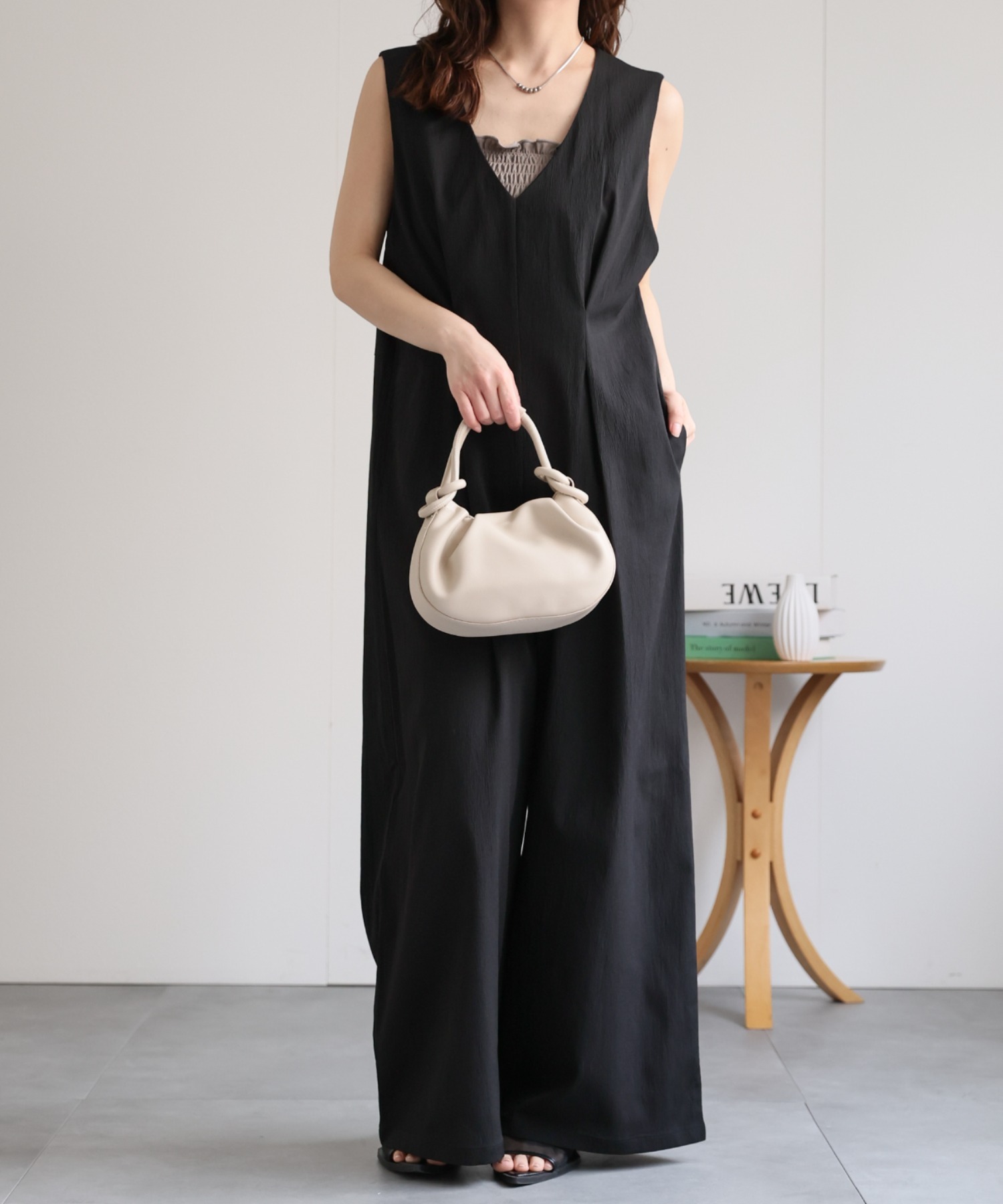 model：156cm 着用サイズ：FREE