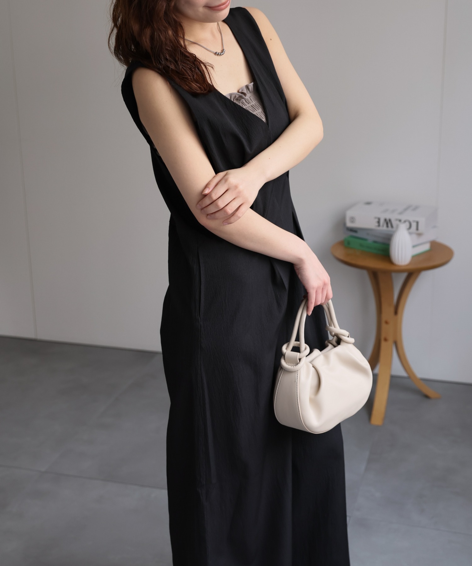 model：156cm 着用サイズ：FREE