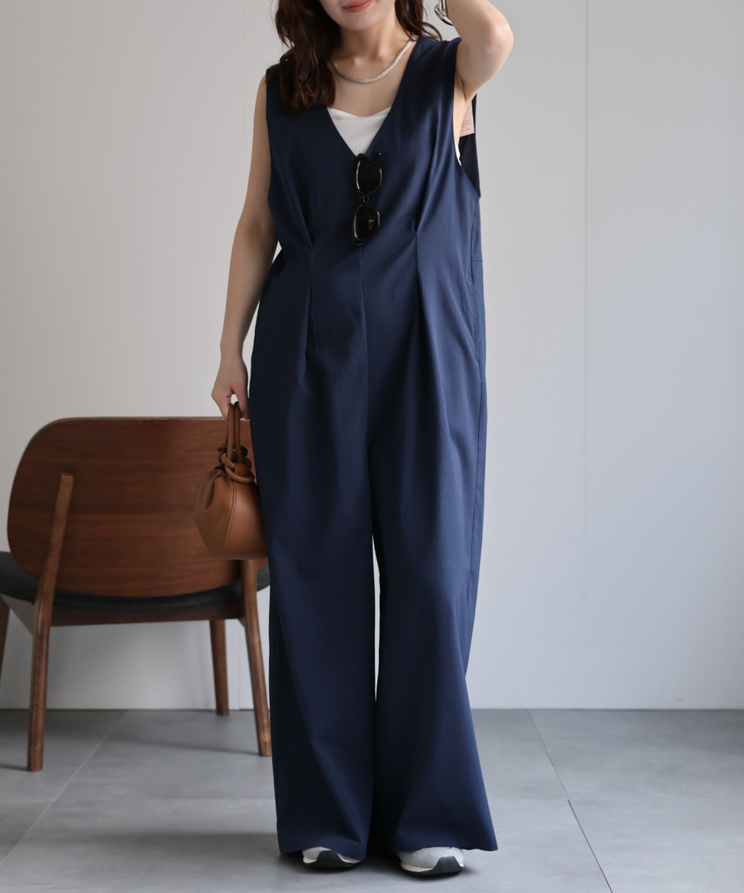 model：156cm 着用サイズ：FREE