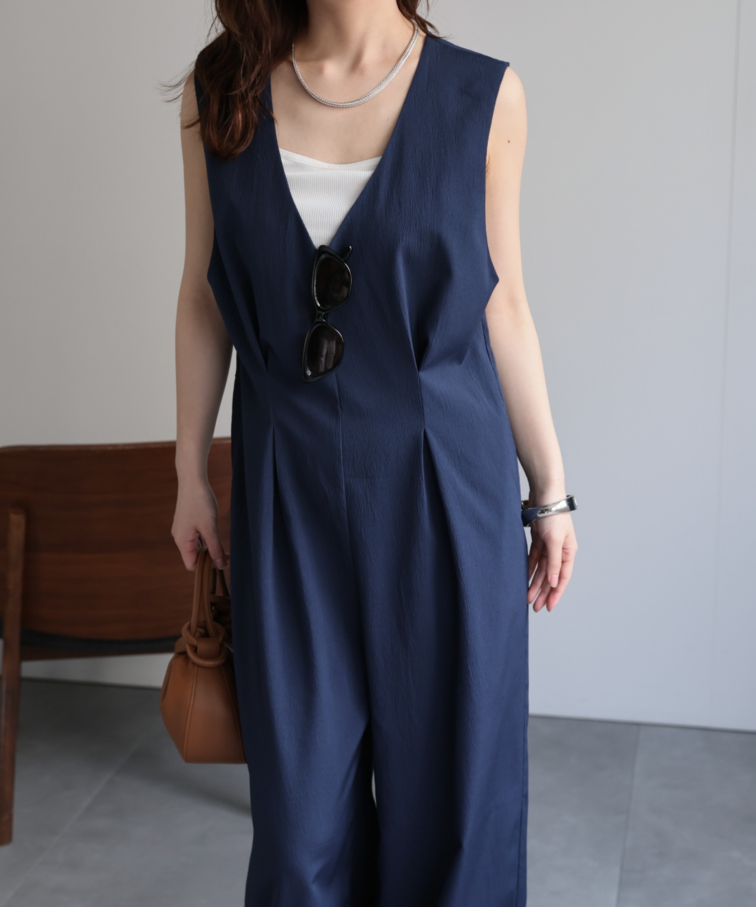 model：156cm 着用サイズ：FREE