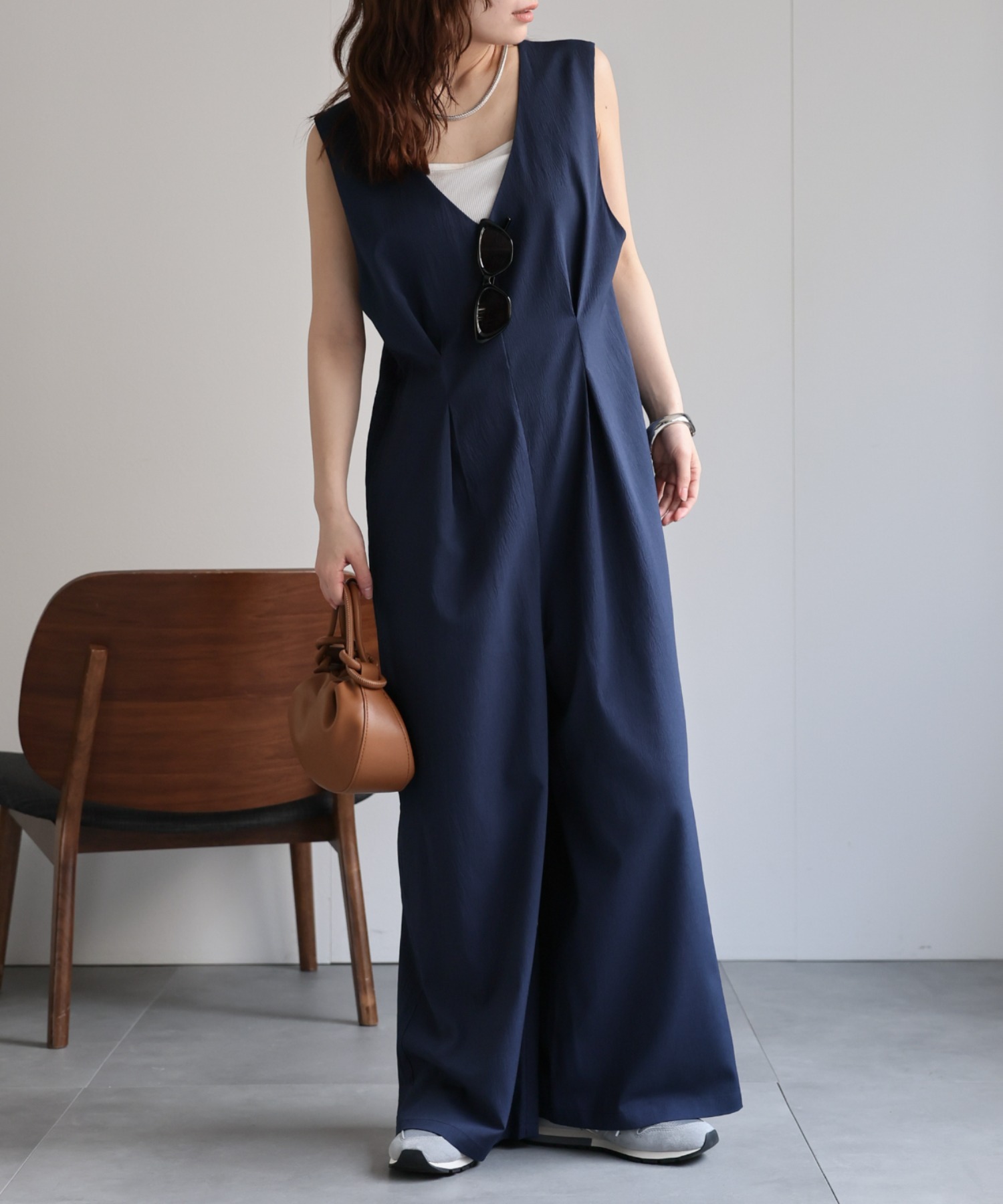 model：156cm 着用サイズ：FREE