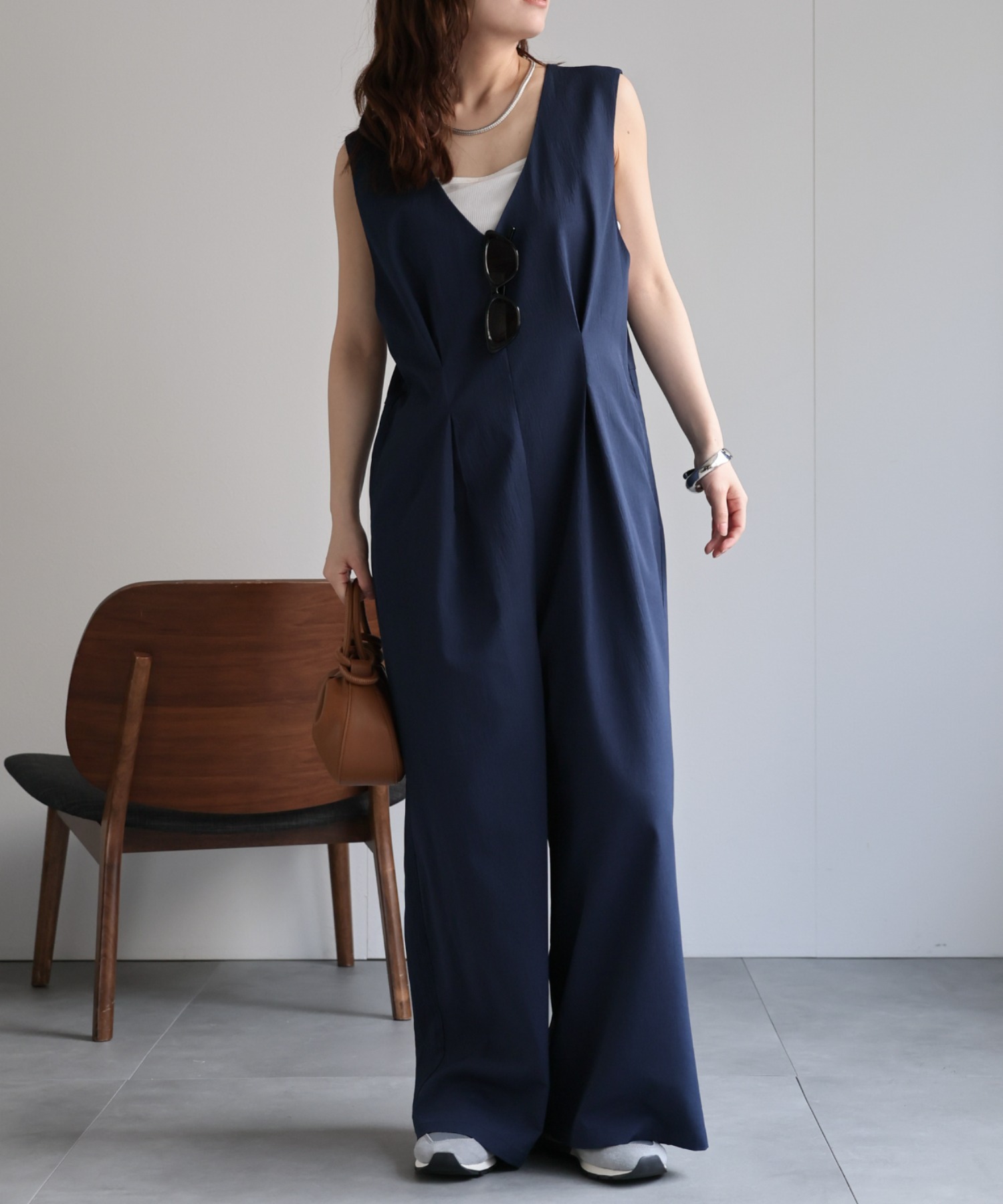 model：156cm 着用サイズ：FREE