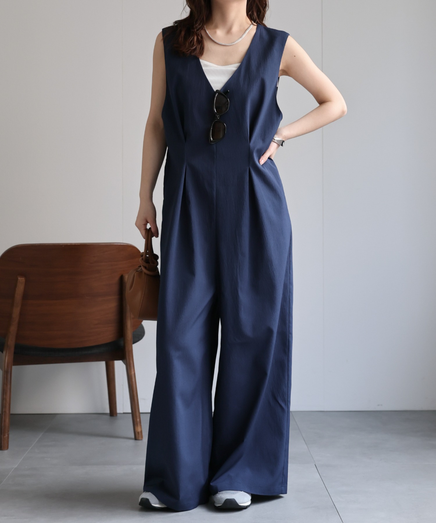 model：156cm 着用サイズ：FREE