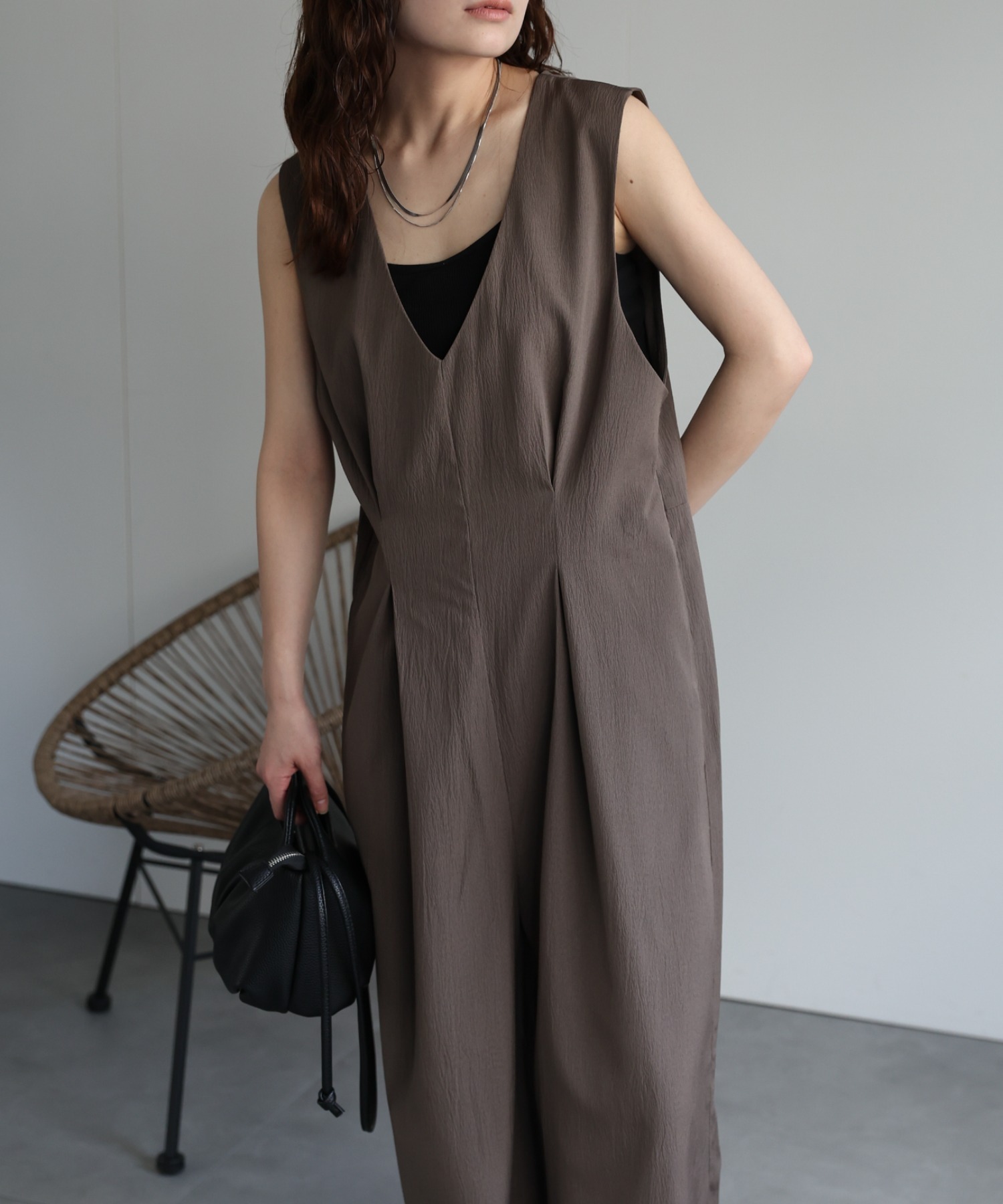 model：156cm 着用サイズ：FREE