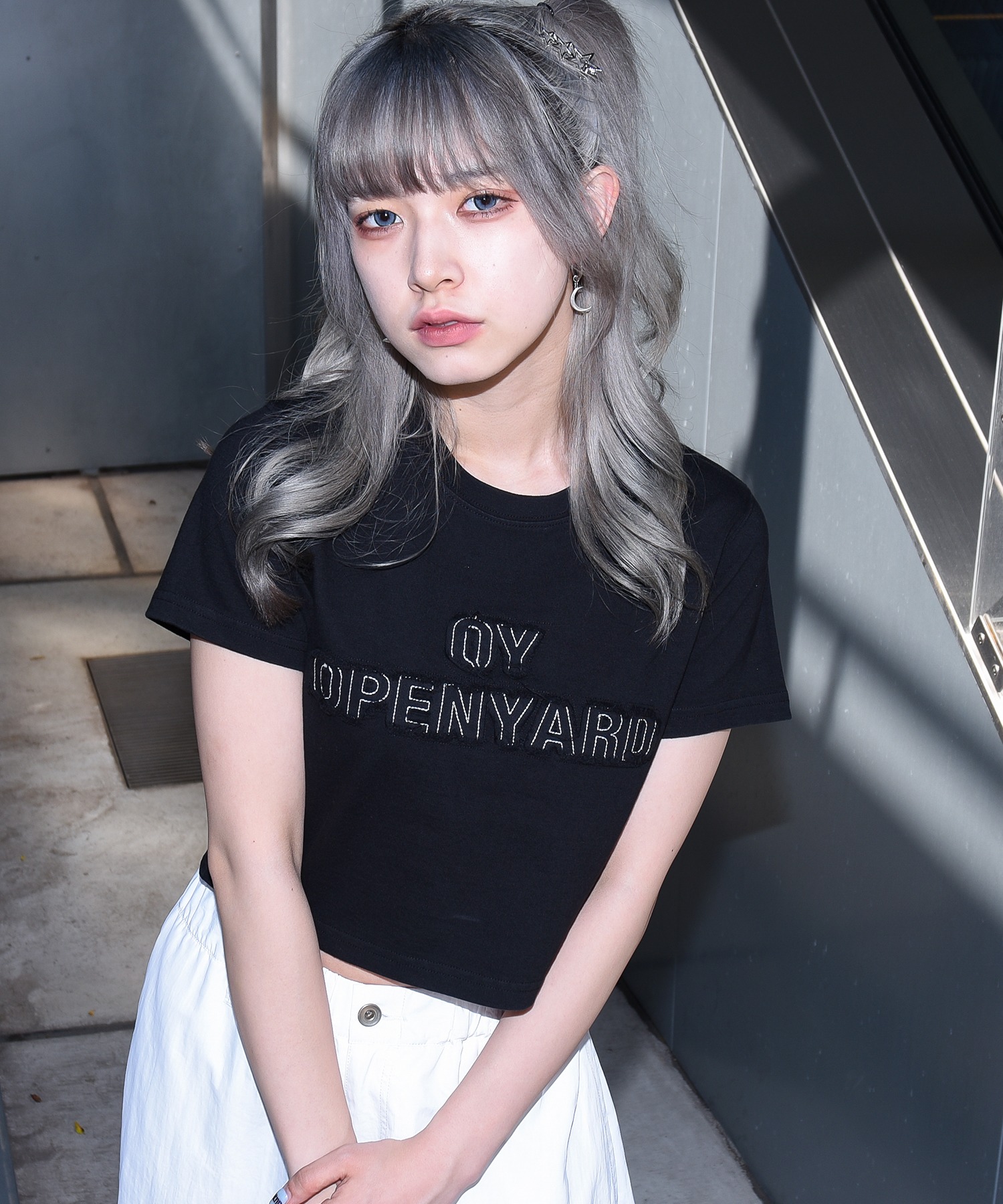 OY/オーワイ』CUTTING PATCH LOGO CROP/カッティングパッチ ロゴ