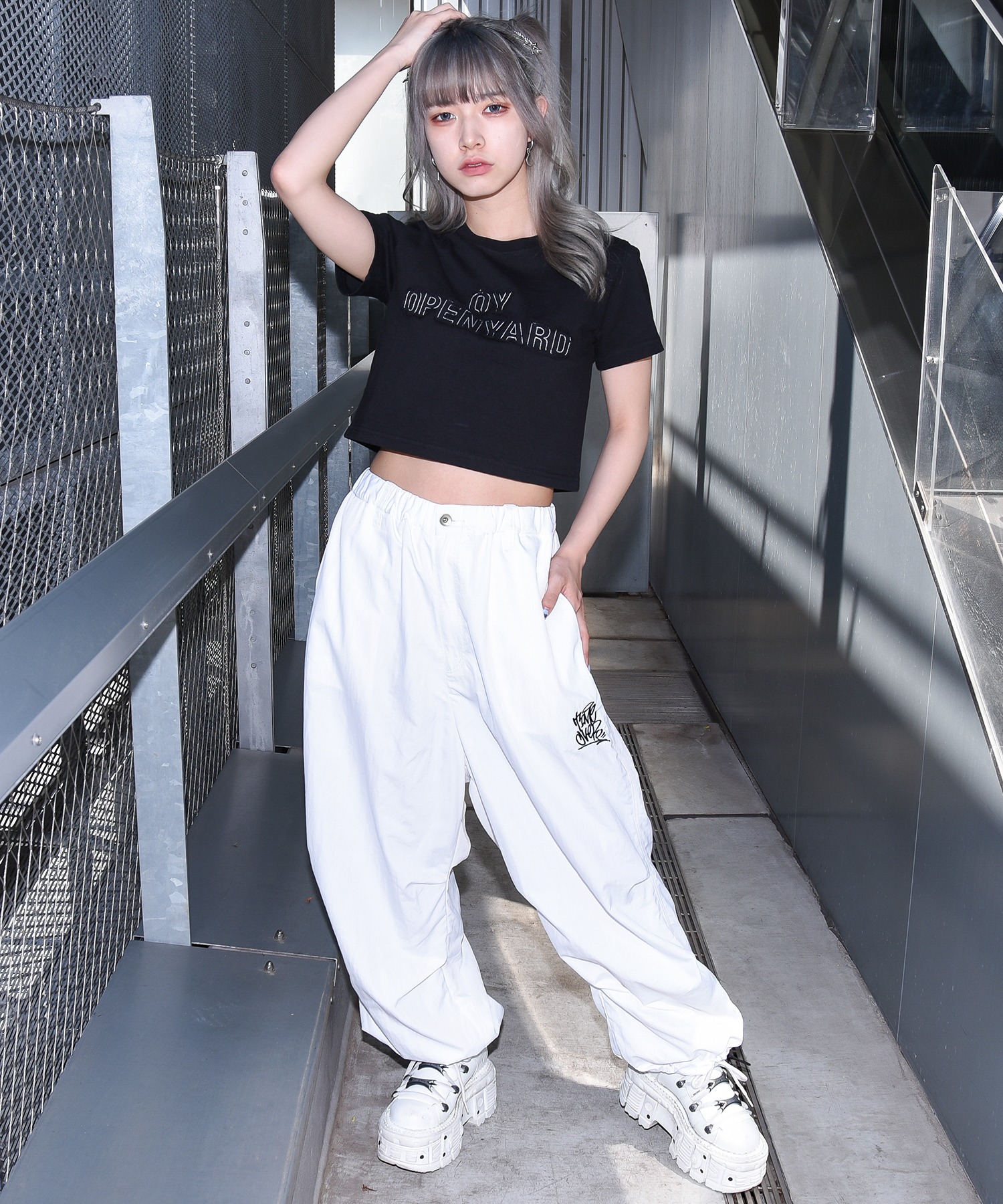 OY/オーワイ』CUTTING PATCH LOGO CROP/カッティングパッチ ロゴ