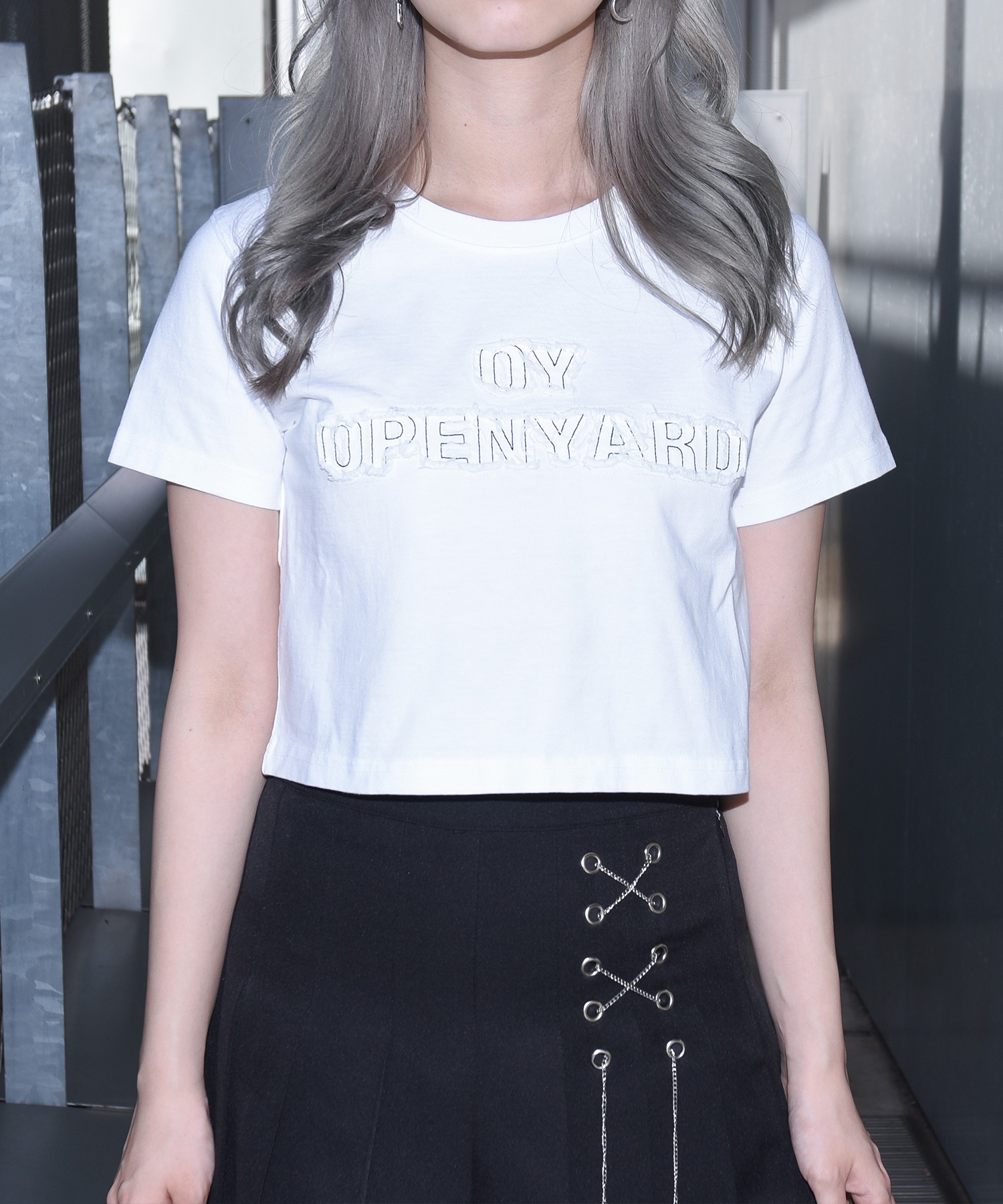 OY/オーワイ』CUTTING PATCH LOGO CROP/カッティングパッチ ロゴ