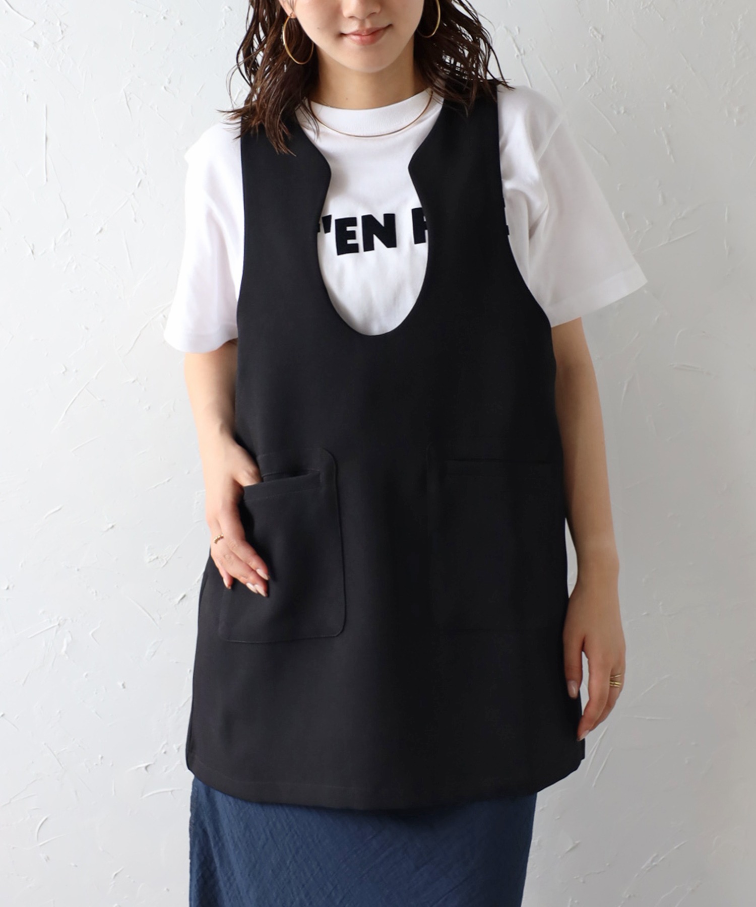 model：H160 着用サイズ：FREE