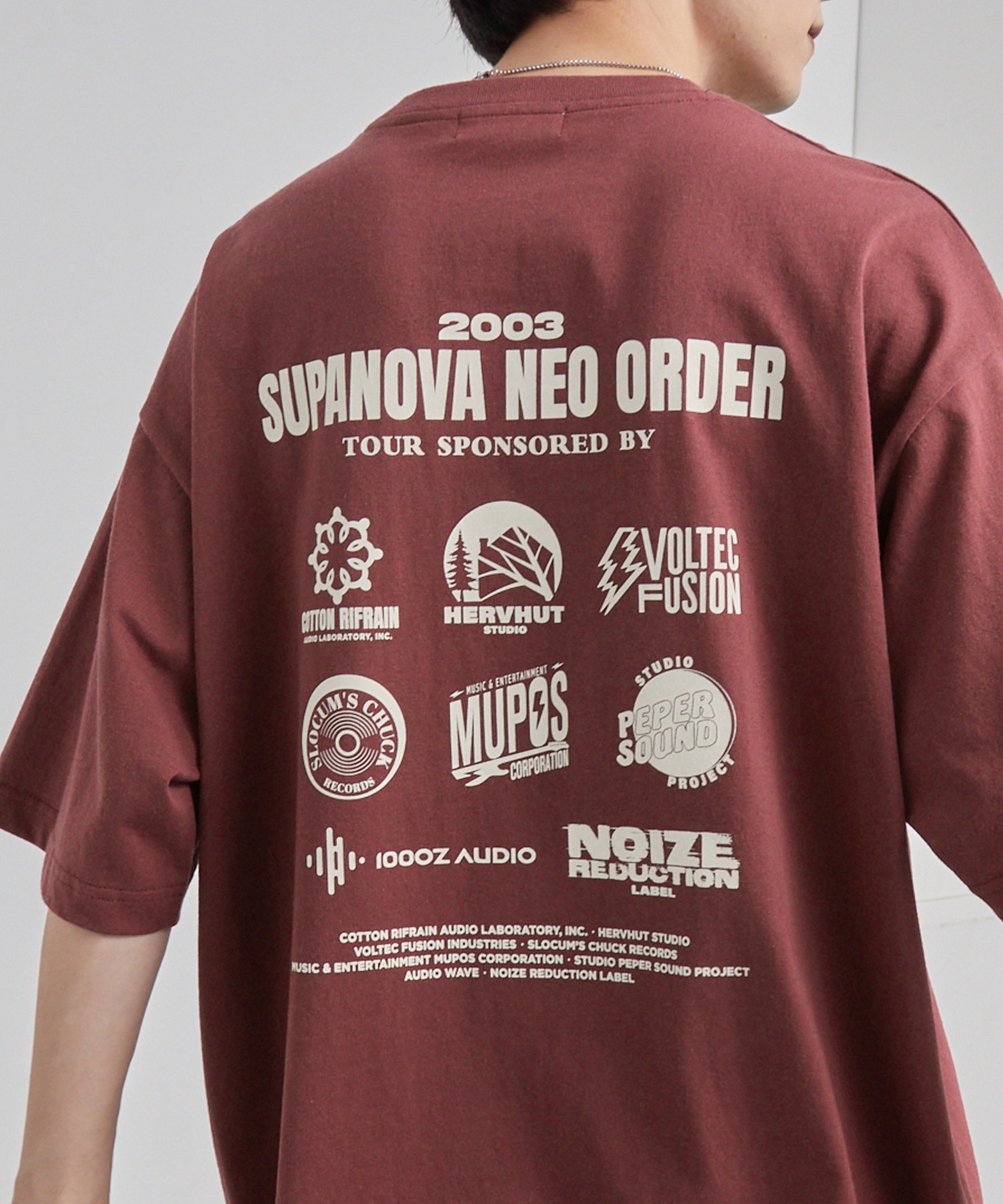 ツアーグラフィックデザイン ルーズ半袖Tシャツ MONO-MART│MONO-MART