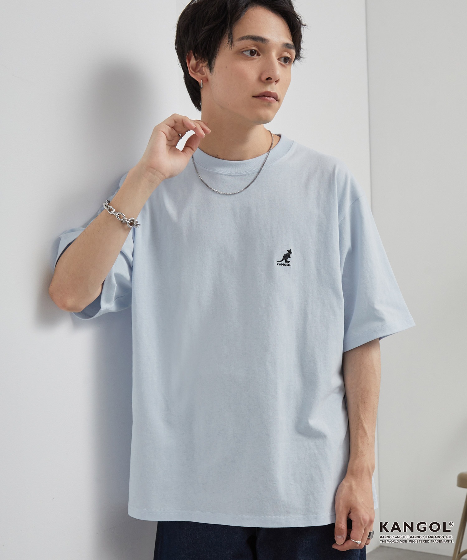 KANGOL/カンゴール 別注 ロゴ ワンポイント刺繍オーバーサイズ