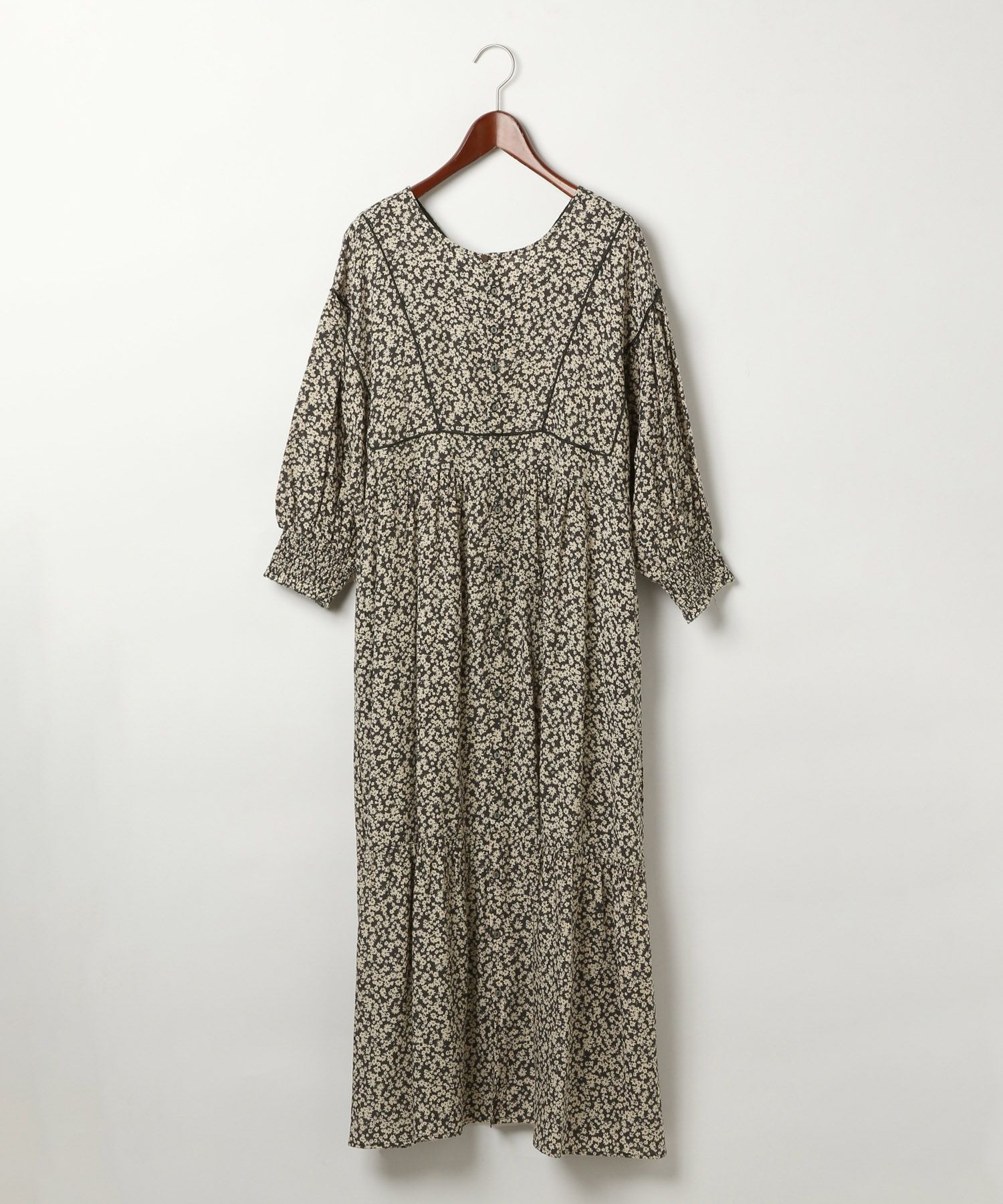 MODE NORM CORE】2WAYマキシプリントワンピース