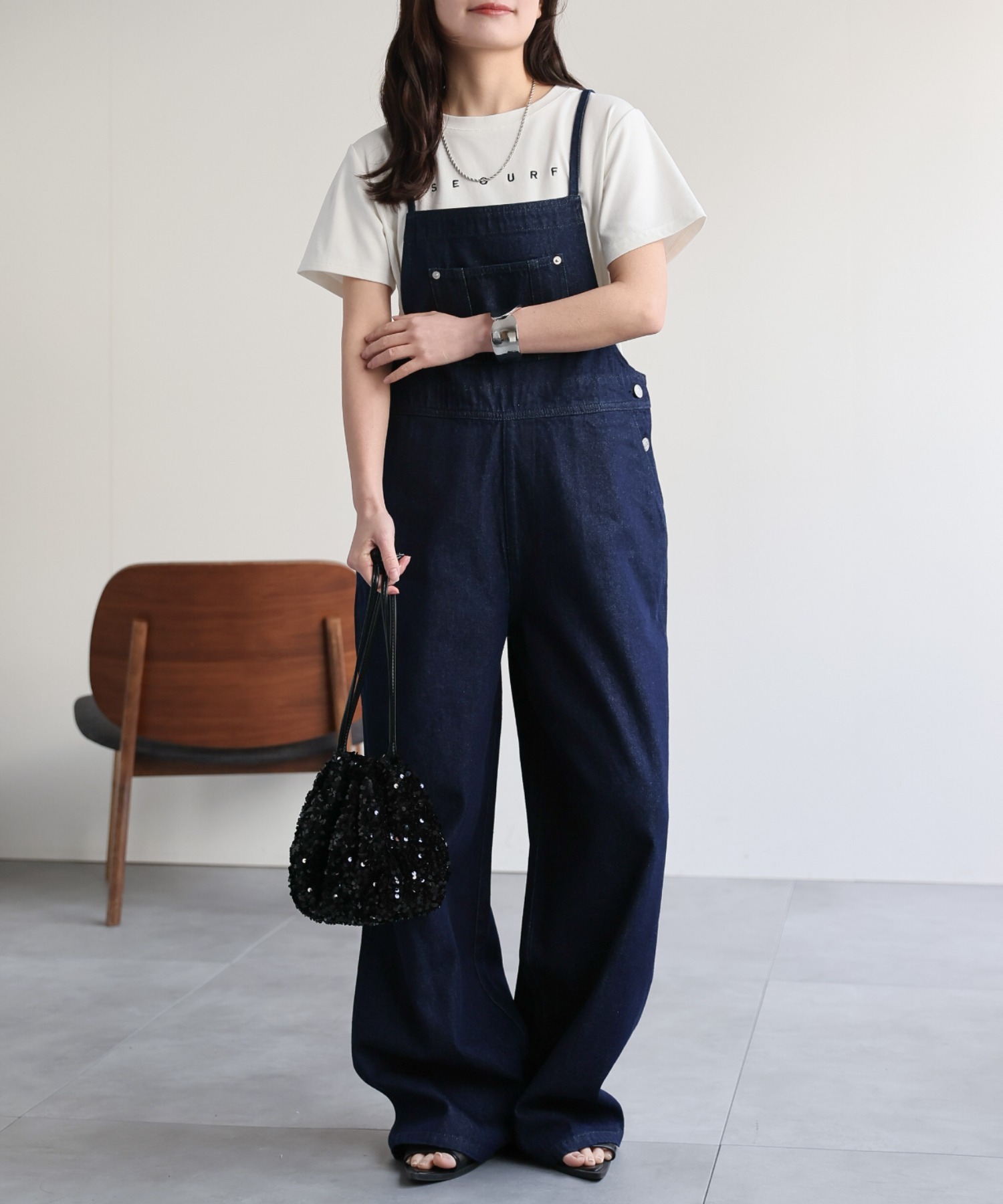 model：156cm 着用サイズ：M