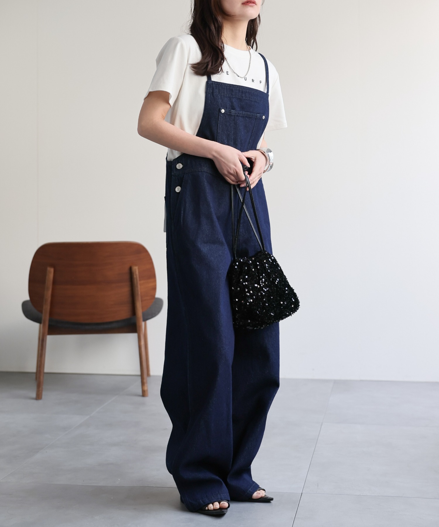 model：156cm 着用サイズ：M