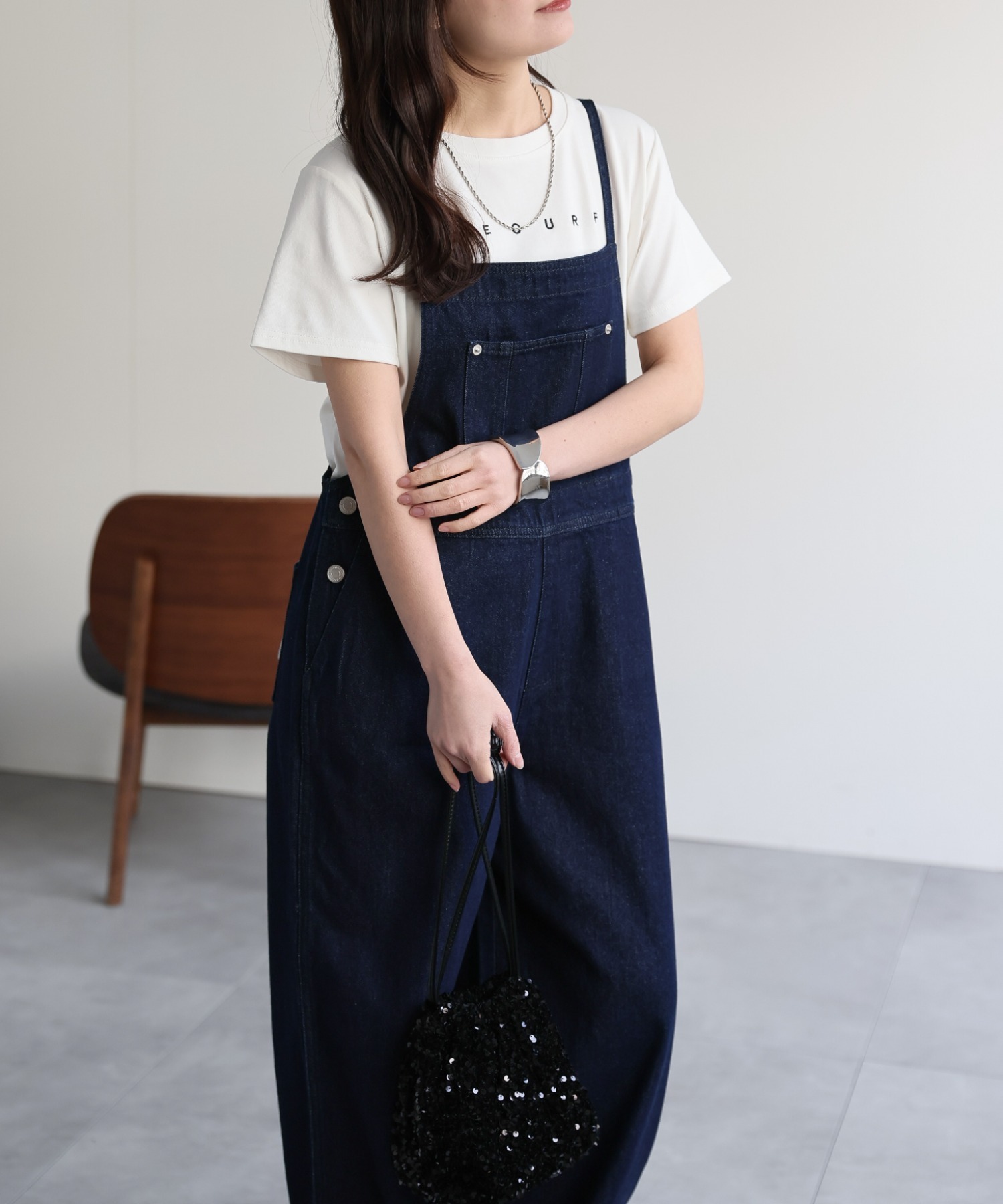 model：156cm 着用サイズ：M