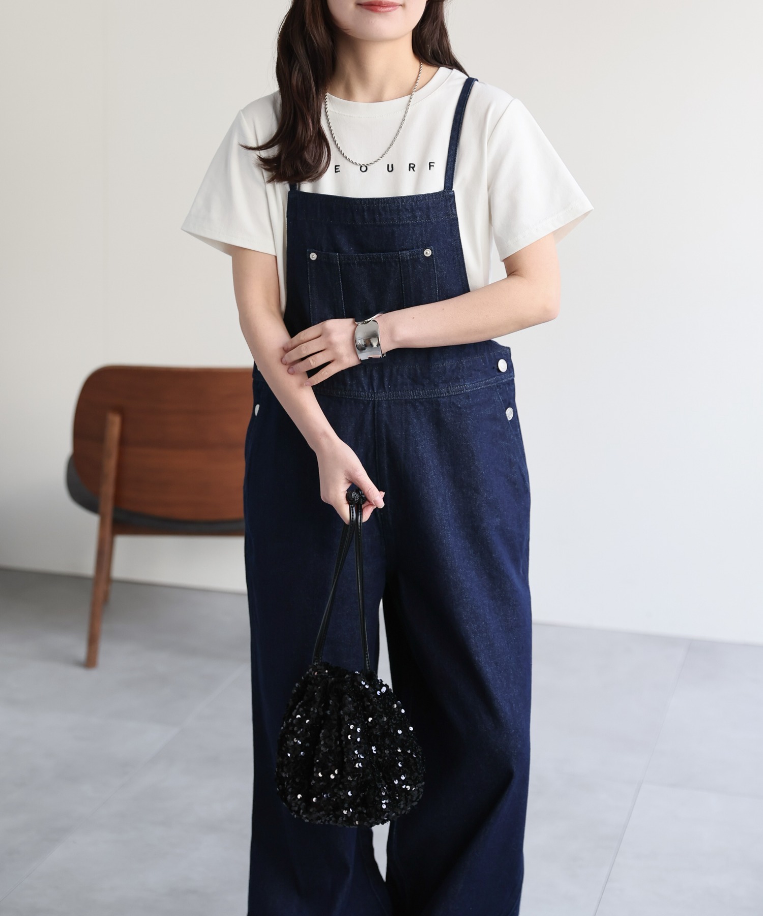 model：156cm 着用サイズ：M