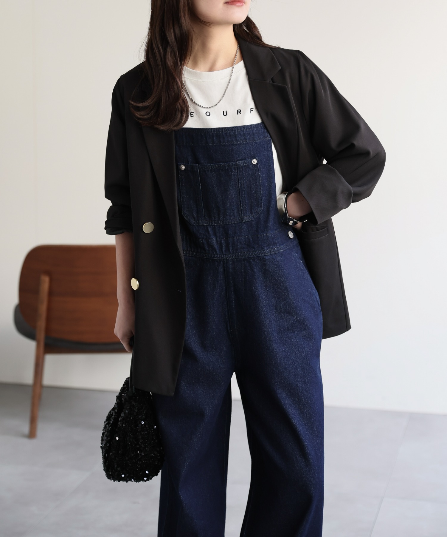 model：156cm 着用サイズ：M