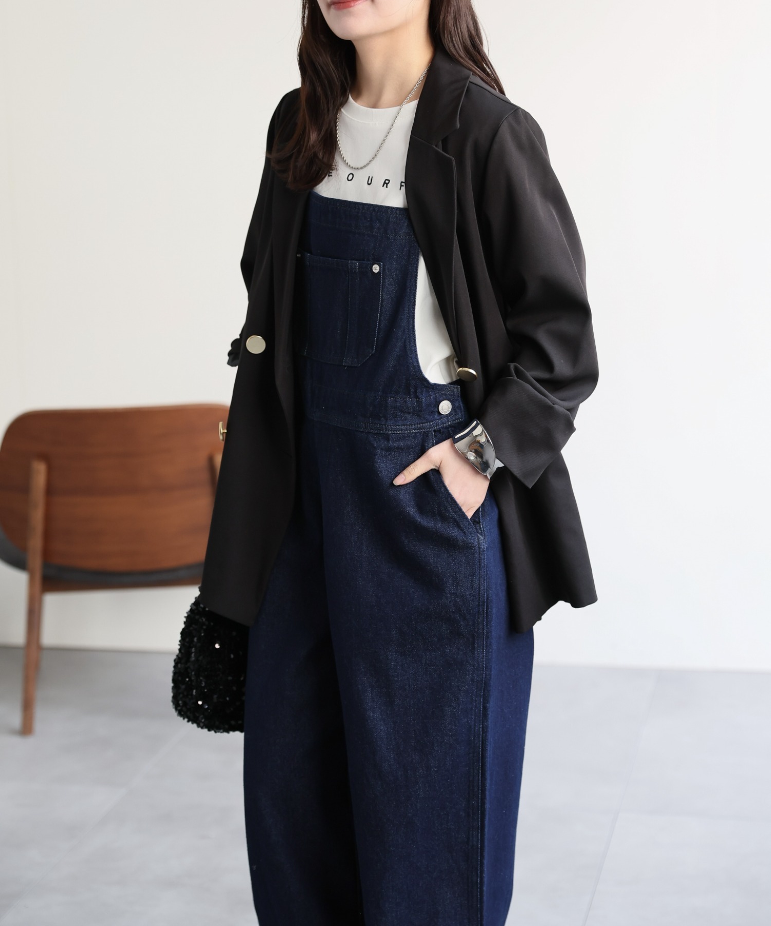 model：156cm 着用サイズ：M