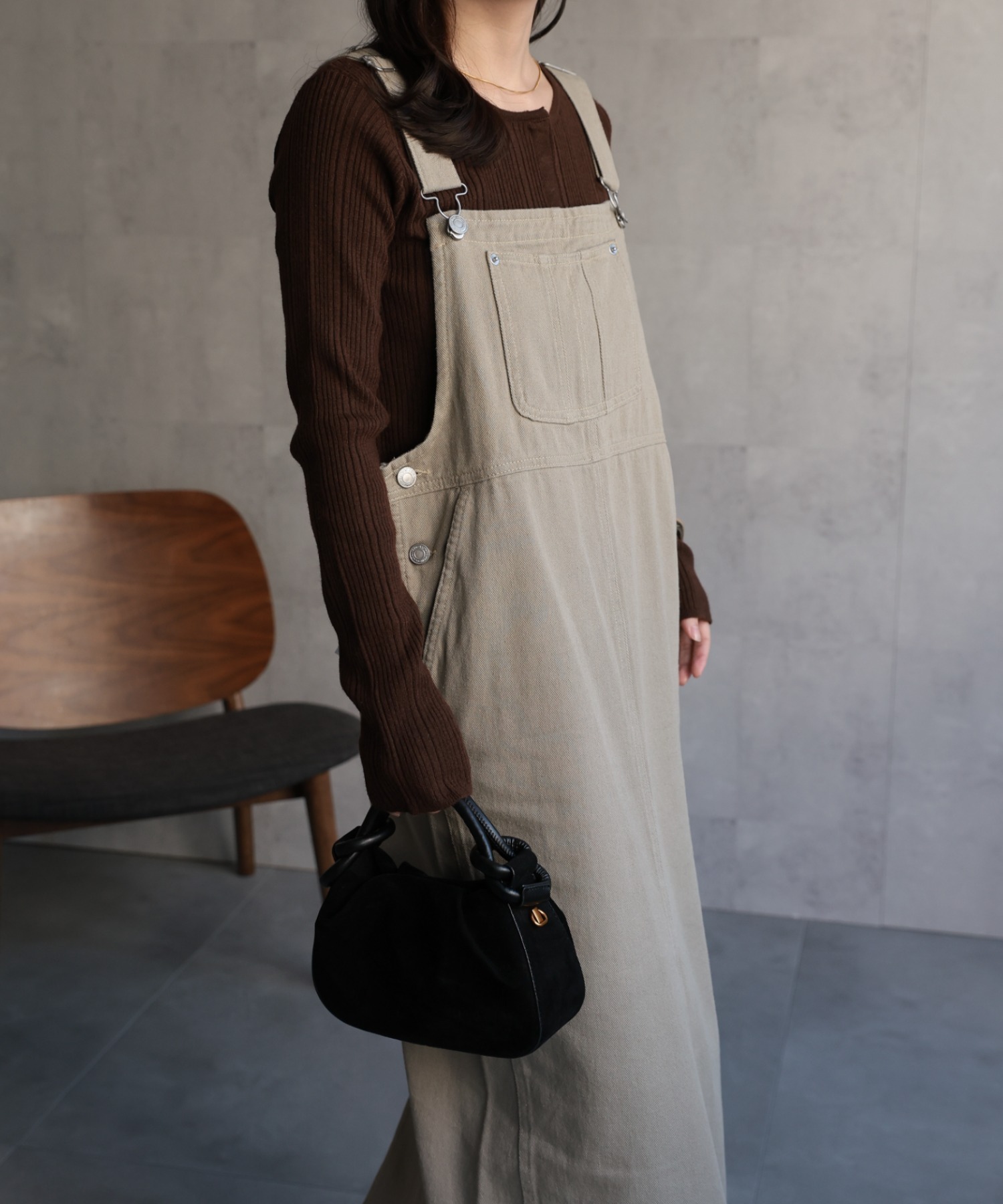 model：156cm 着用サイズ：FREE