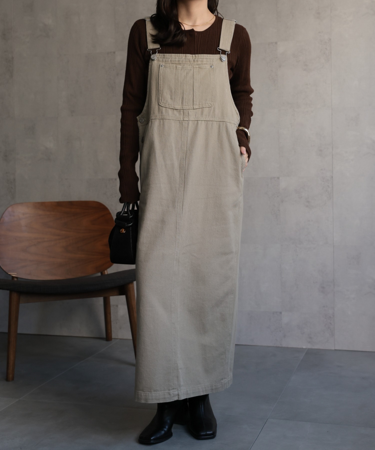 model：156cm 着用サイズ：FREE