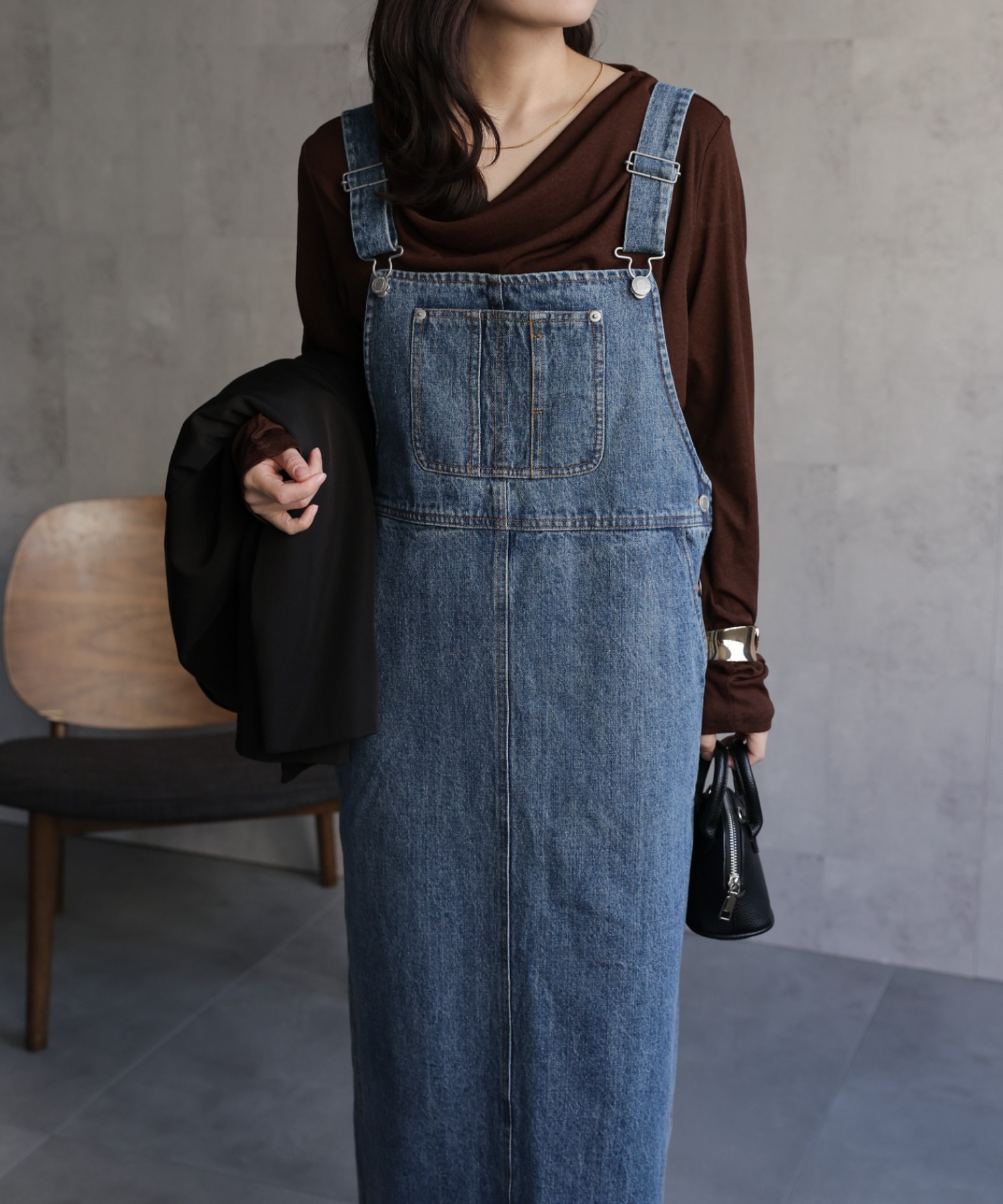 model：156cm 着用サイズ：FREE
