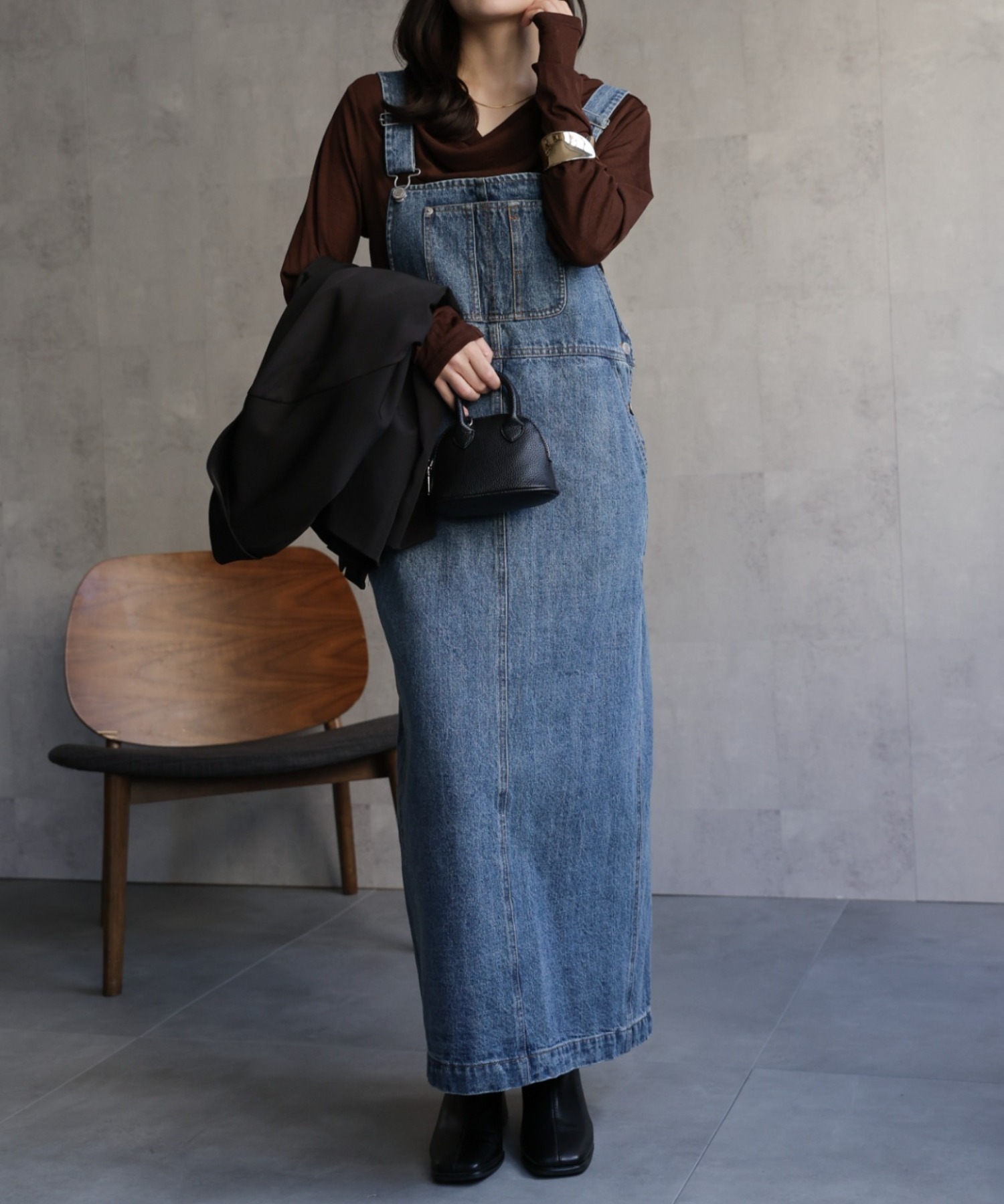 model：156cm 着用サイズ：FREE